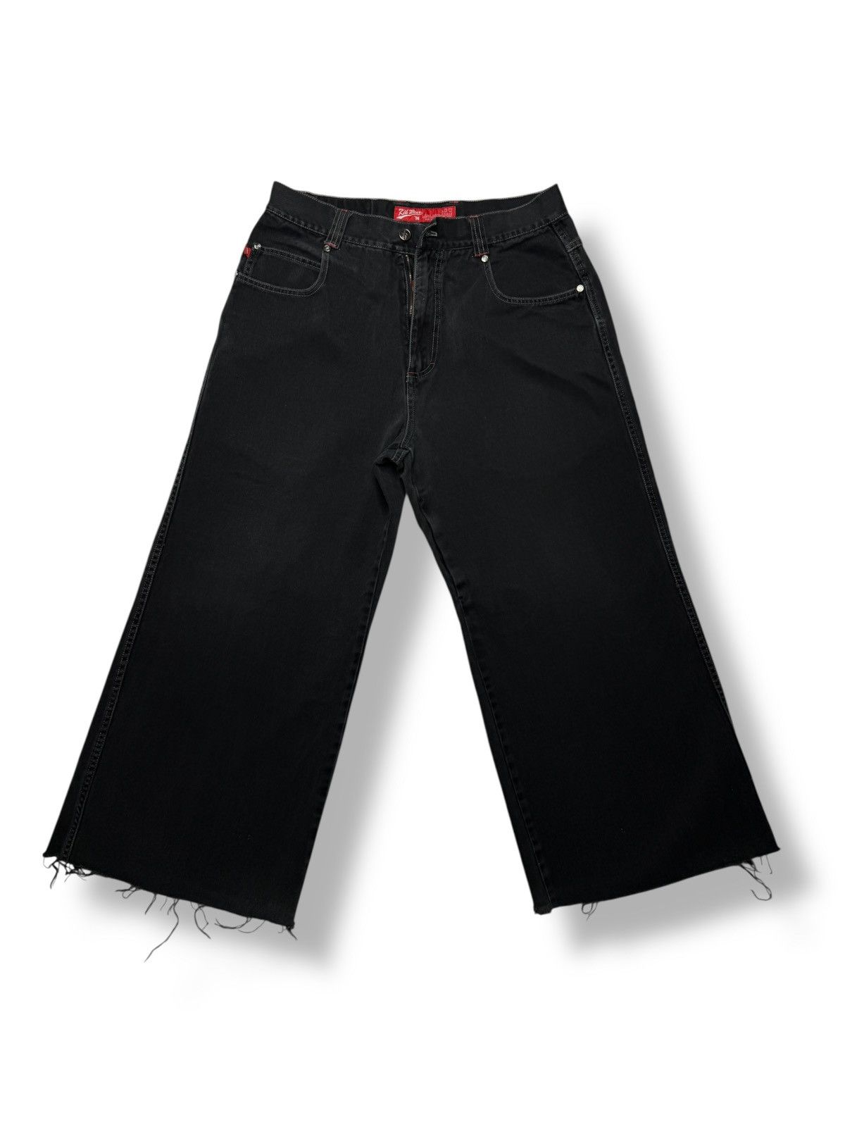Vintage Vintage Y2K Black KIK Wear Baggy Jeans Size US 33 - 8 Thumbnail