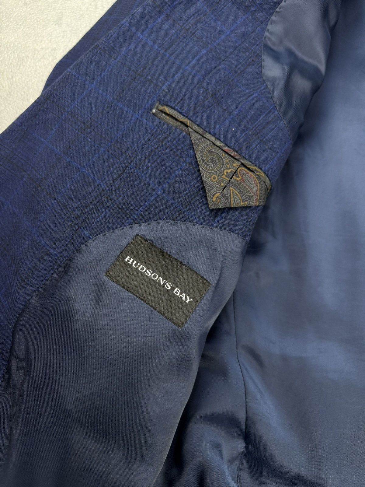 Ralph Lauren Ralph Lauren Blue Check Wool Blazer 48R Mens Sport Coat Size 48R - 11 Thumbnail