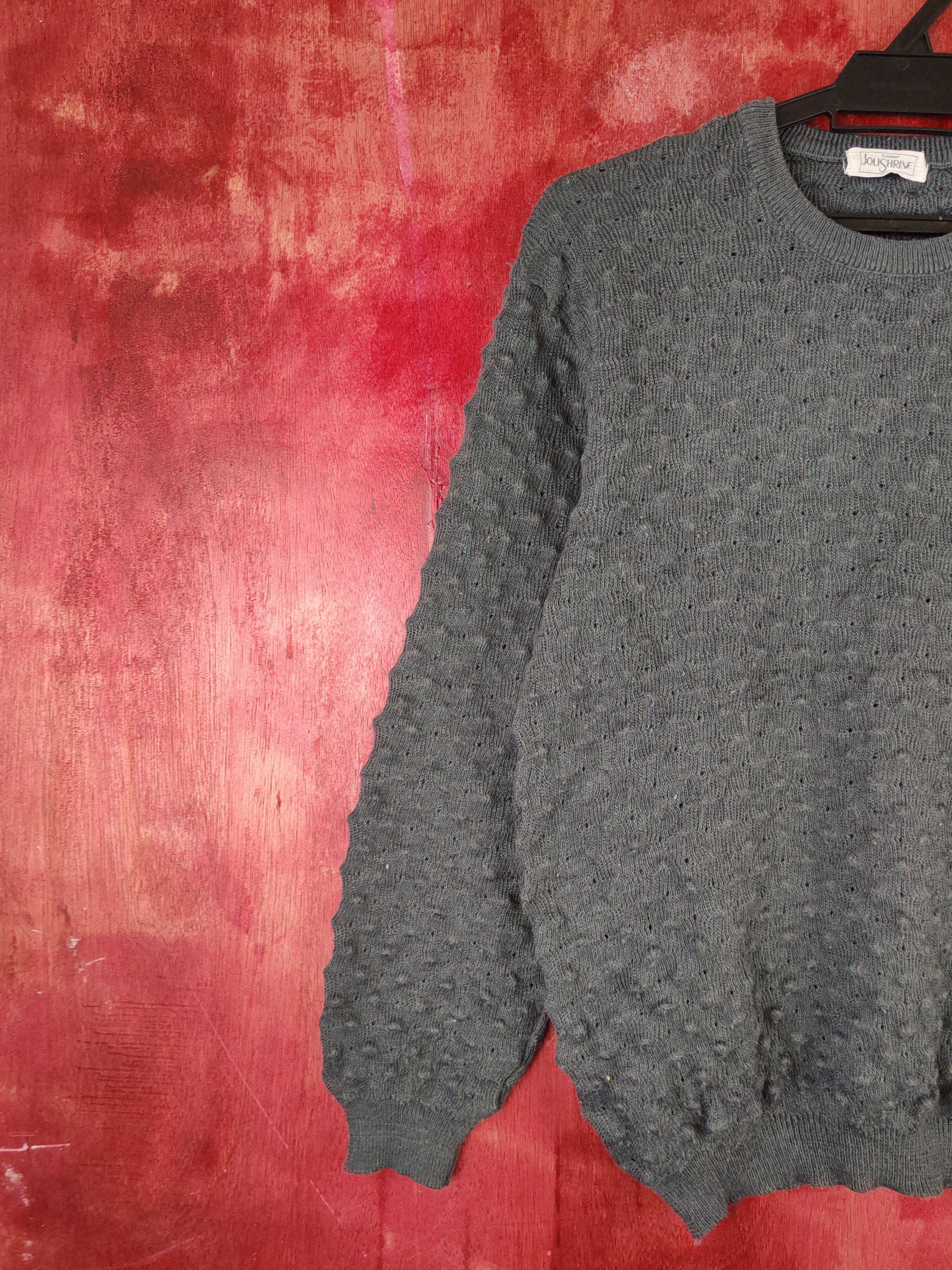 Homespun Knitwear 3D Dots Joli Shrine Dark Gray Knitwear Sweatshirts #SS1689 Size US S / EU 44-46 / 1 - 3 Thumbnail