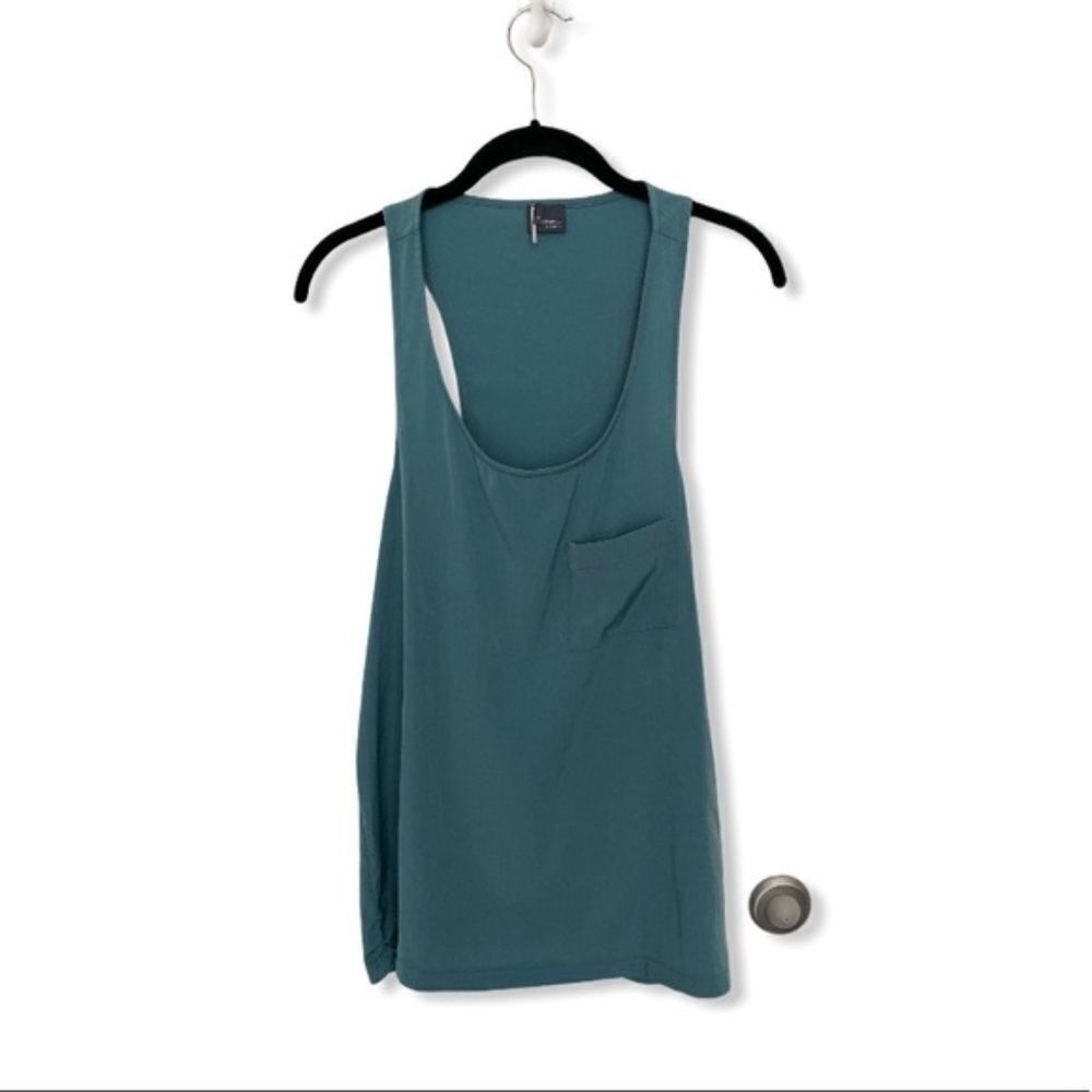 Urban Outfitters Urban Outfitters Sparkle & Fade Teal Racerback Tank Top Sz M Size M / US 6-8 / IT 42-44 - 2 Thumbnail