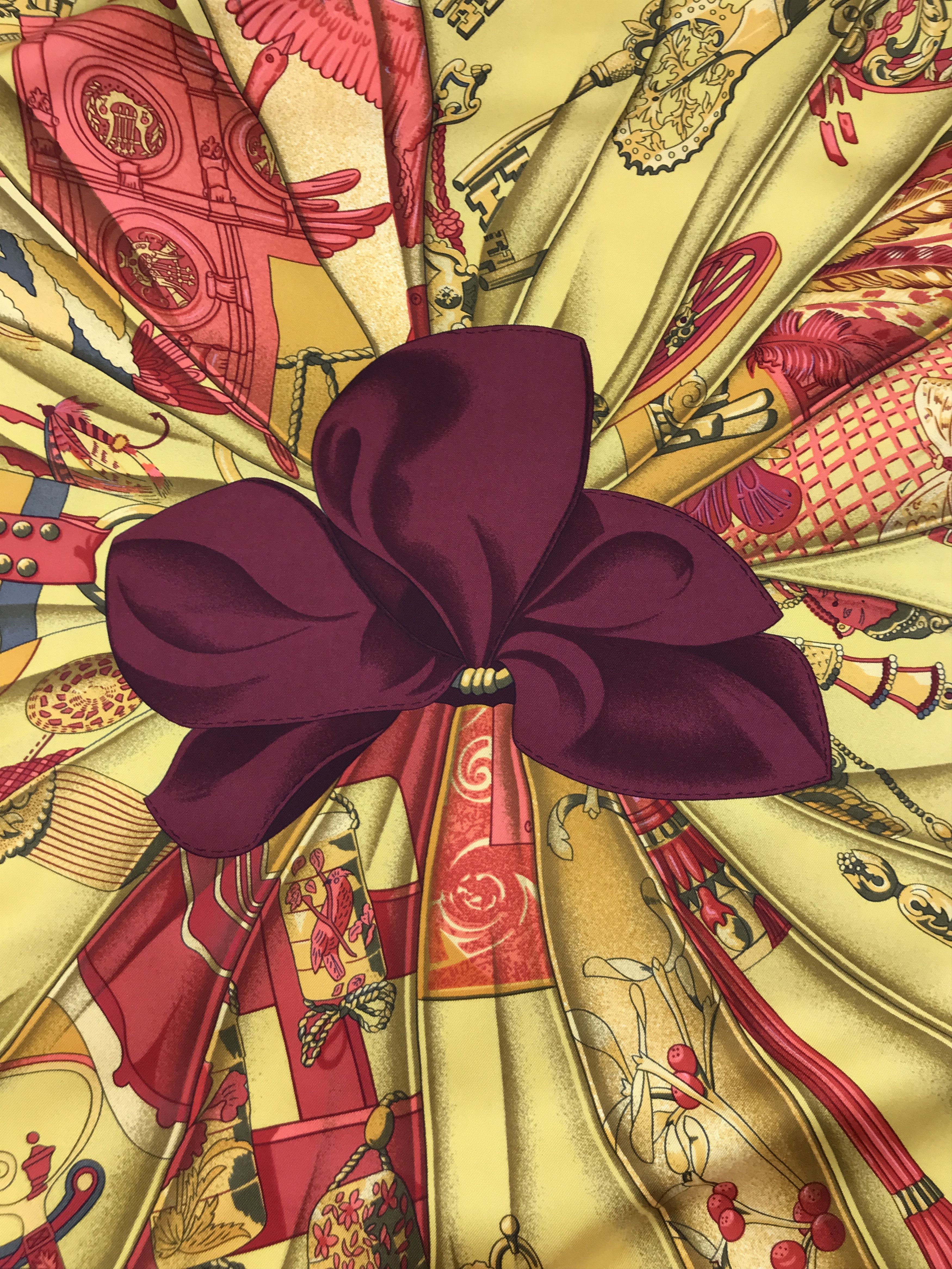 Hermes × Hypebeast × Vintage Hermes Scarf SOLEIL DE SOIE 90cm Silk Carre Foulard Size ONE SIZE - 7 Thumbnail