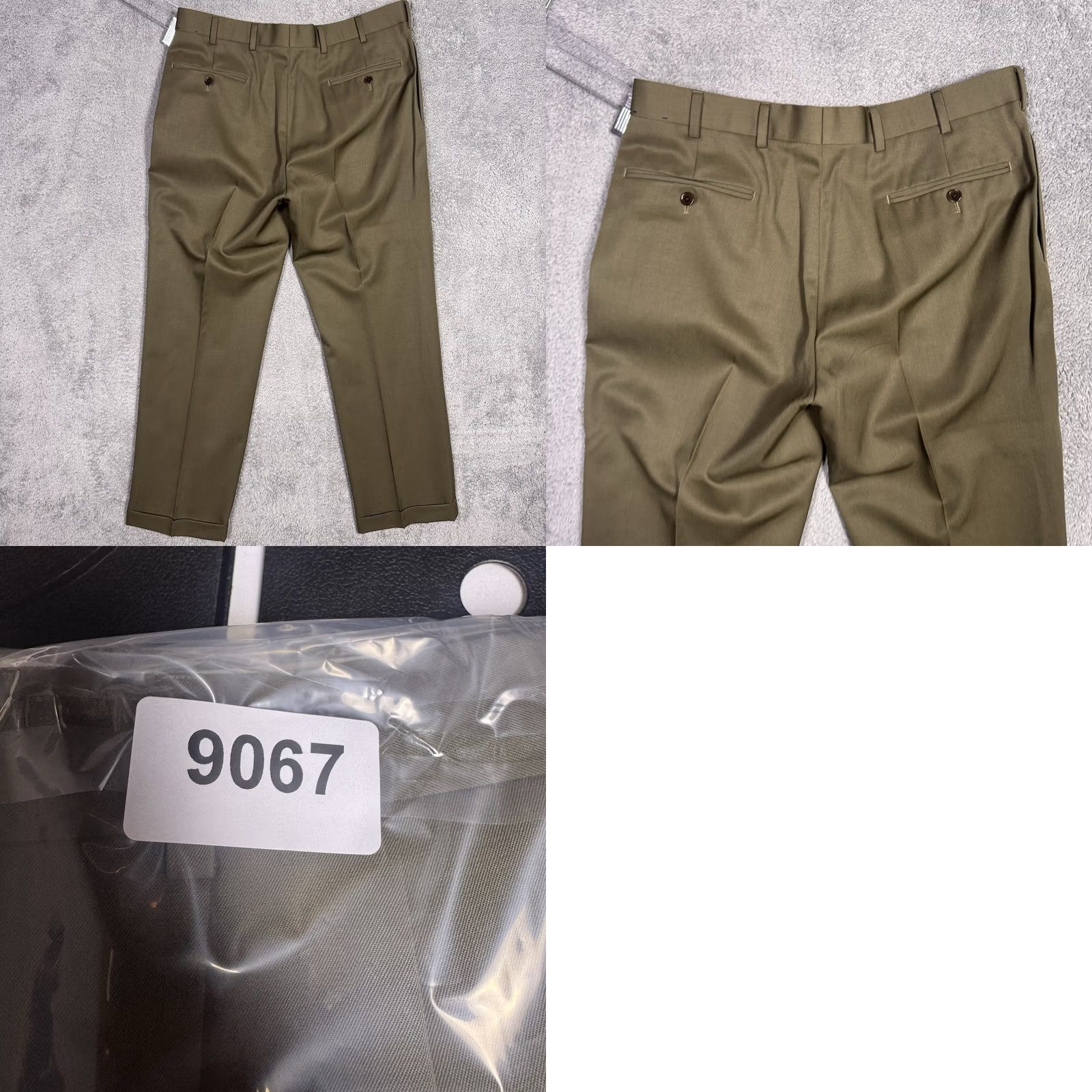 Brooks Brothers Brooks Brothers Pants Mens 35x30 Madison 1818 Pleated Cuffed 100% Wool Dress Size US 35 - 9 Thumbnail