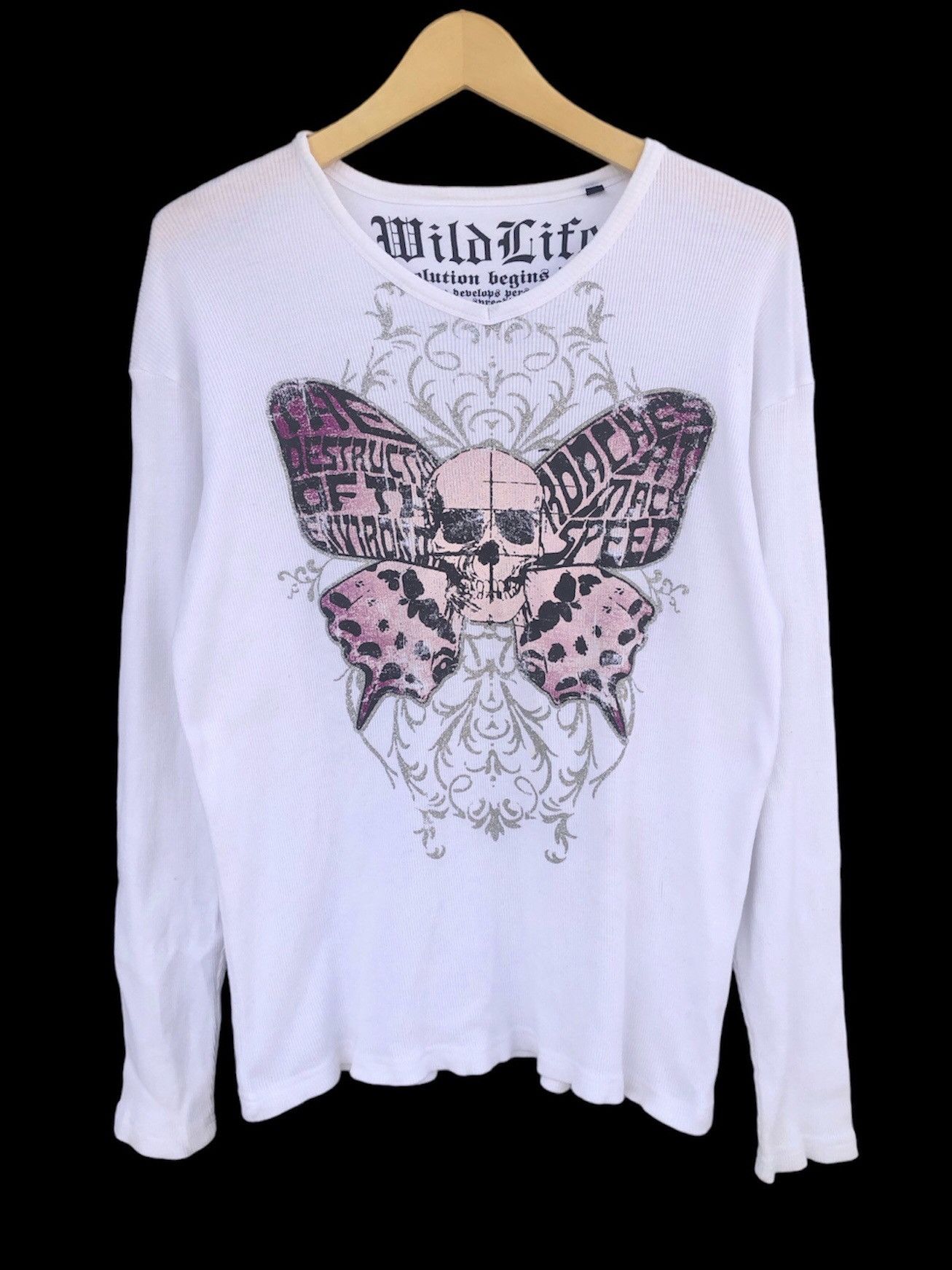 Hysteric Glamour × If Six Was Nine × Japanese Brand WildLite-Japanese Skulls long sleeve Ifsixwasnine lgb style Size US L / EU 52-54 / 3 - 1 Thumbnail