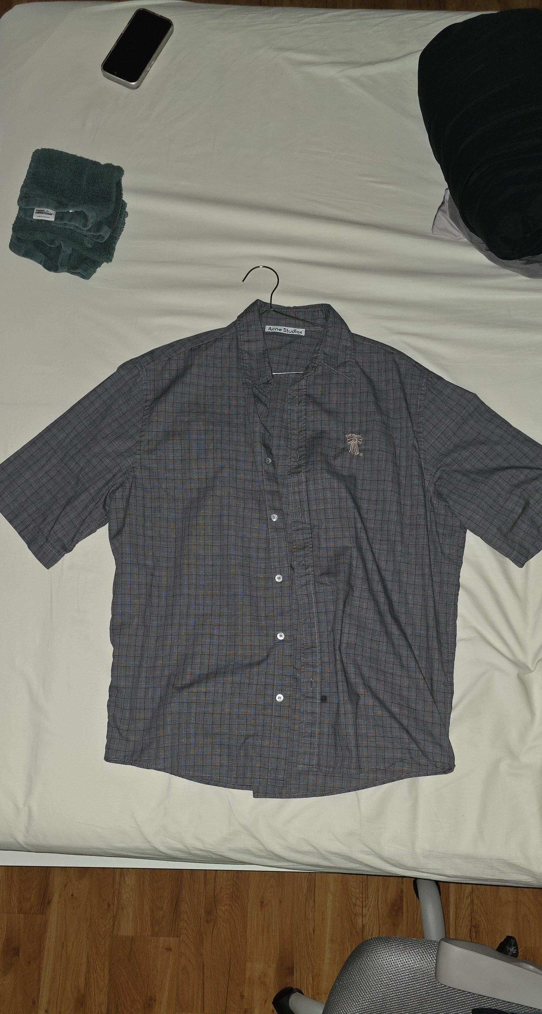 Acne Studios Acne Studios grey button up shirt Size US S / EU 44-46 / 1 - 1 Thumbnail