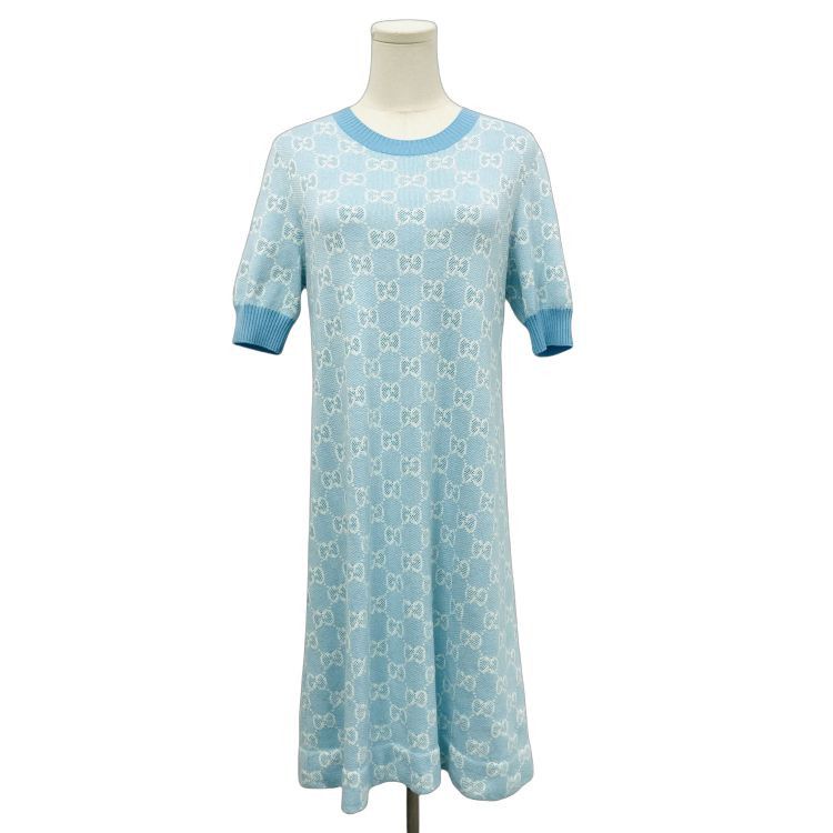 Gucci Gucci GG Knit Midi Dress Size L Size L / US 10 / IT 46 - 1 Thumbnail