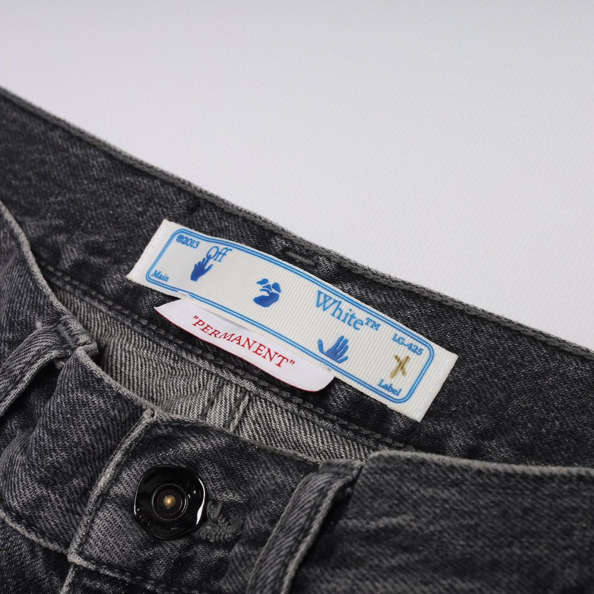Off-White Off-White Permanent Meteor Jeans Hole Pants Grey Size 27" / US 4 / IT 40 - 12 Thumbnail