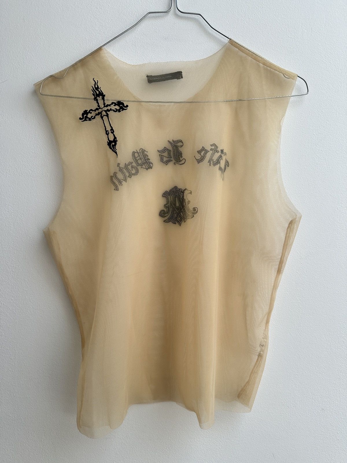 Alexander McQueen Alexander McQueen AW1996 Life Is Pain Tank Top Size US L / EU 52-54 / 3 - 3 Thumbnail