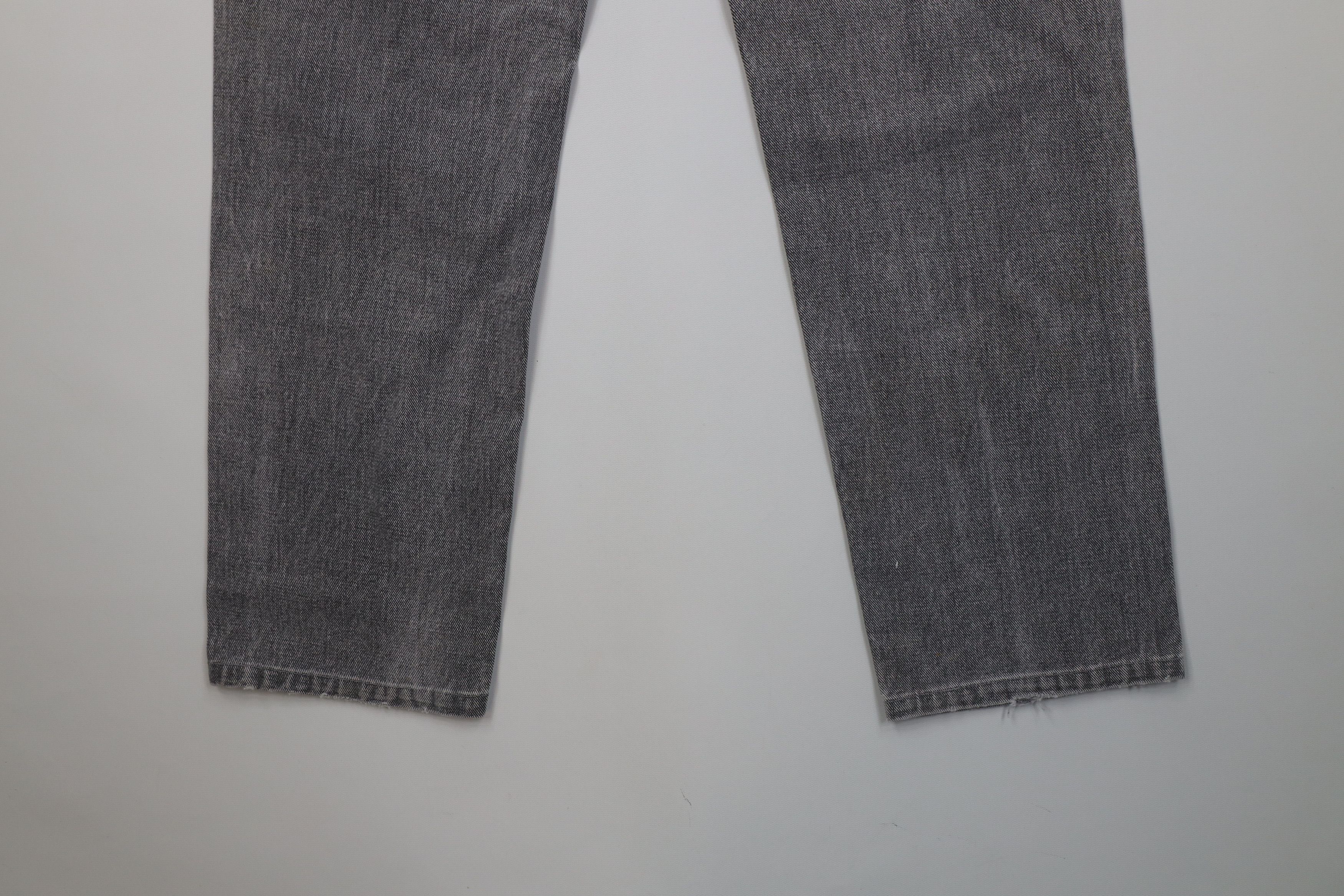 Lee Vintage 90s Lee Straight Leg Denim Jeans Gray Cotton USA Size US 34 / EU 50 - 14 Thumbnail