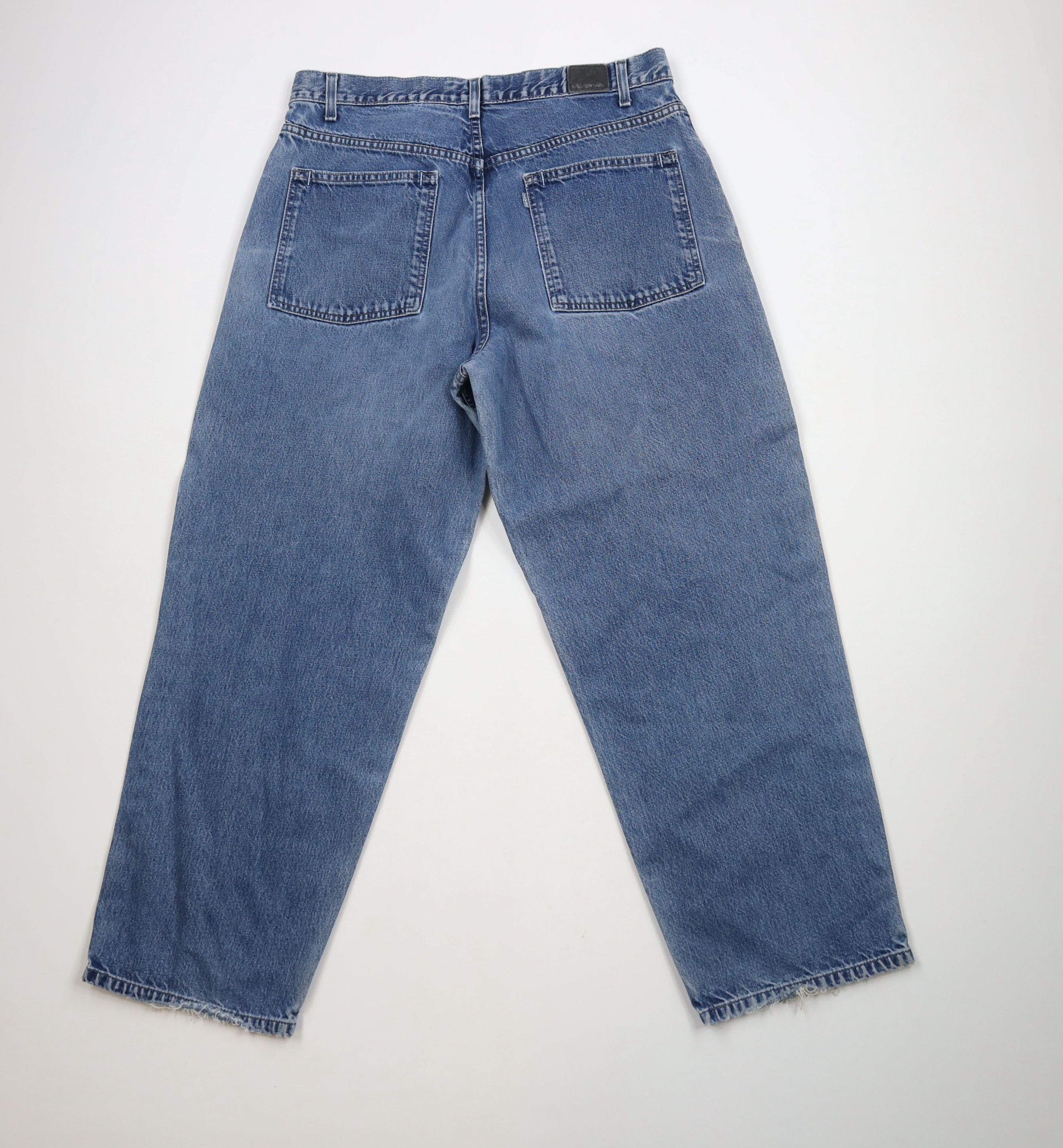 Levi's × Vintage Vintage Y2K 2001 Levis Silvertab Baggy Fit Skateboard Jeans Size US 36 / EU 52 - 12 Thumbnail