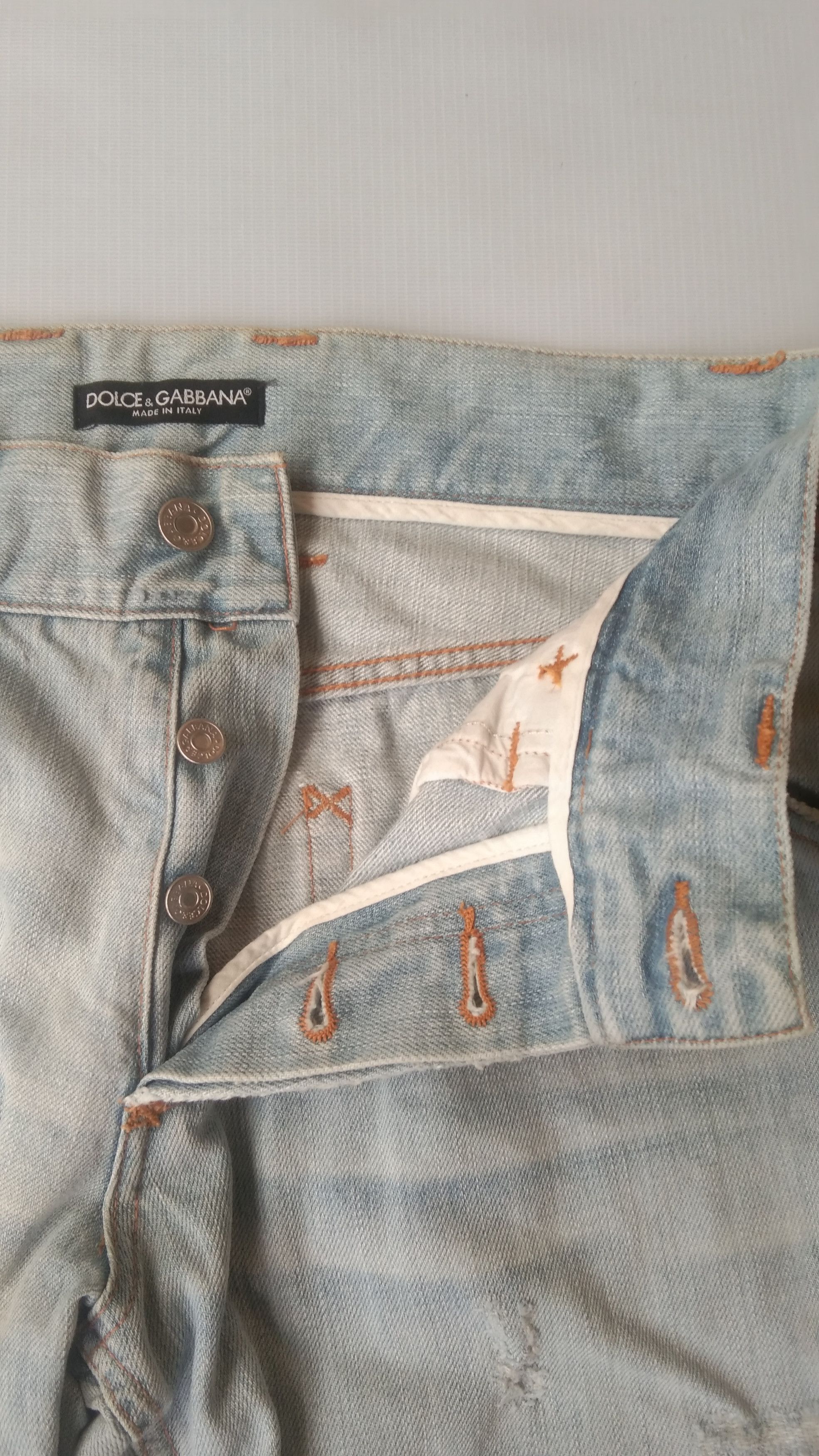 Disney × Dolce & Gabbana Disney x D&G distres wash jeans straight Size US 32 / EU 48 - 6 Thumbnail