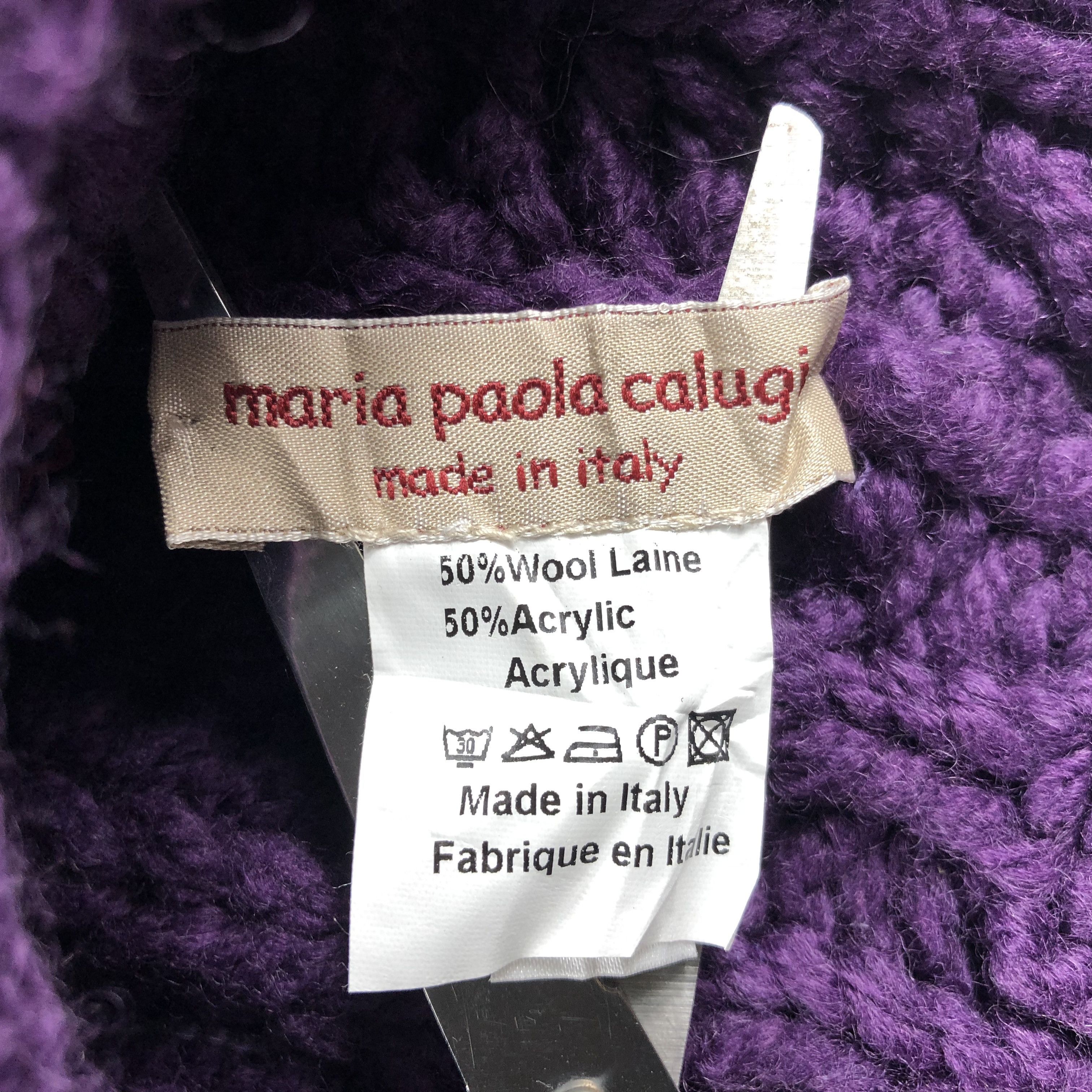 Vintage Womens Maria Paola Calugi Beanie Snow Hat Snow Cap -D331 Size ONE SIZE - 4 Thumbnail