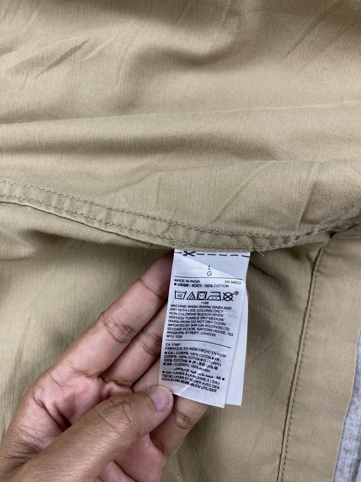 Gap × Japanese Brand Vtg GAP Nice Petite Cotton Utility Multipocket Jacket Size US M / EU 48-50 / 2 - 11 Thumbnail