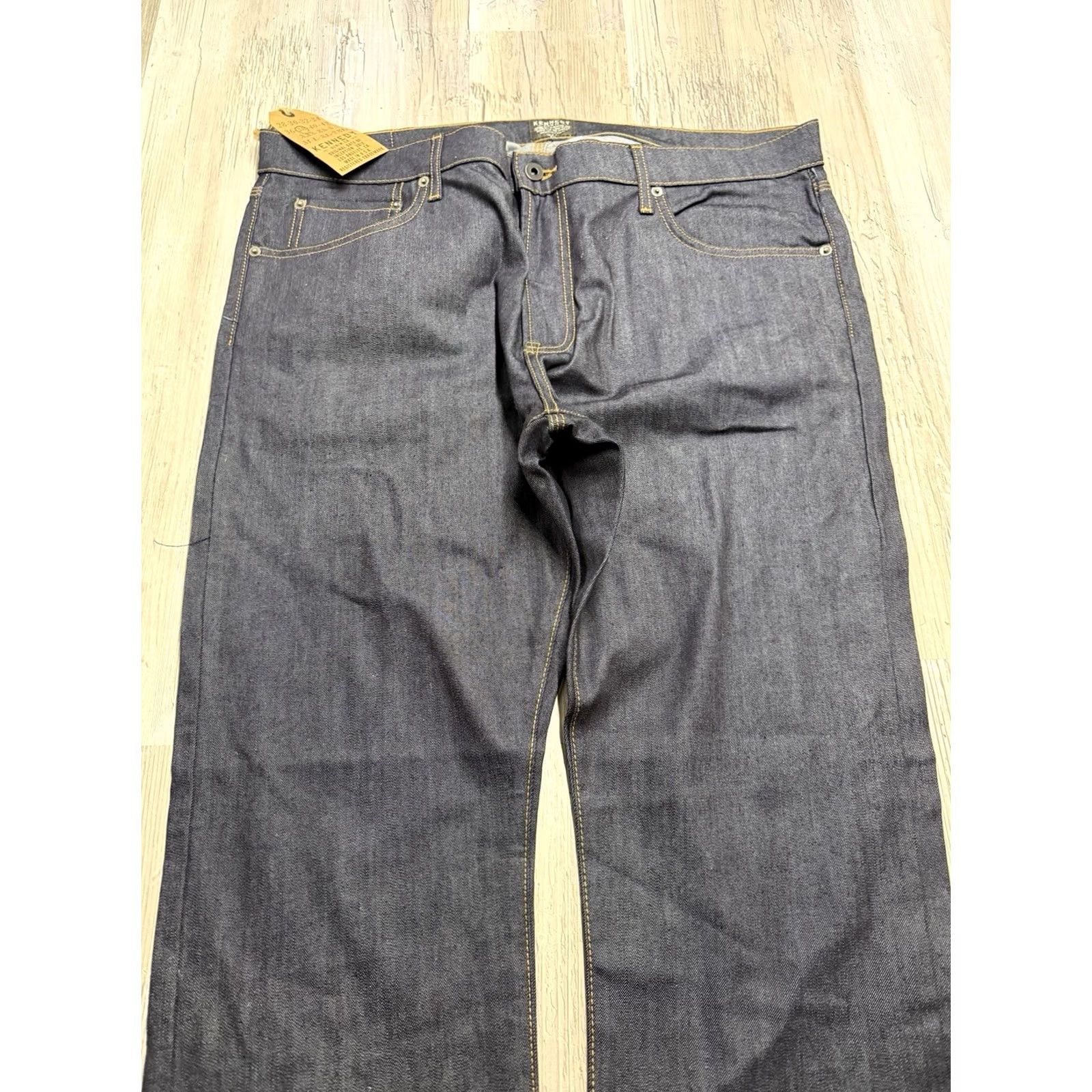 Vintage Kennedy The Kennedy Denim Co Jeans Mens 38 Blue 5 Pocket Denim Straight NWT Denim Co Brand Shirt Shorte? Size US 38 / EU 54 - 5 Thumbnail