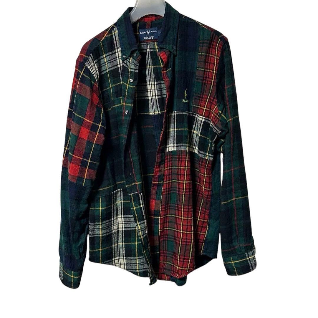 Palace × Polo Ralph Lauren PALACE RALPH LAUREN B.D. SHIRT PIECED FLANNEL PLAID MULTI Size US M / EU 48-50 / 2 - 3 Thumbnail