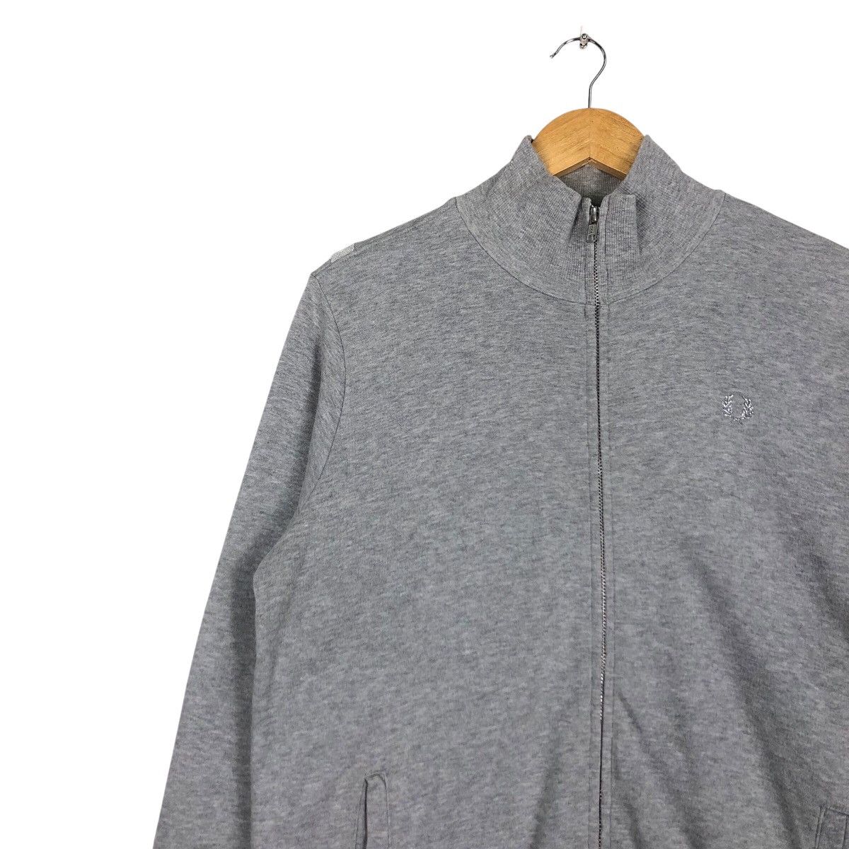 FRED × Fred Perry × Vintage Fred Perry Great Britain Rare Big Logo Sweater Jacket Medium Size US M / EU 48-50 / 2 - 7 Thumbnail