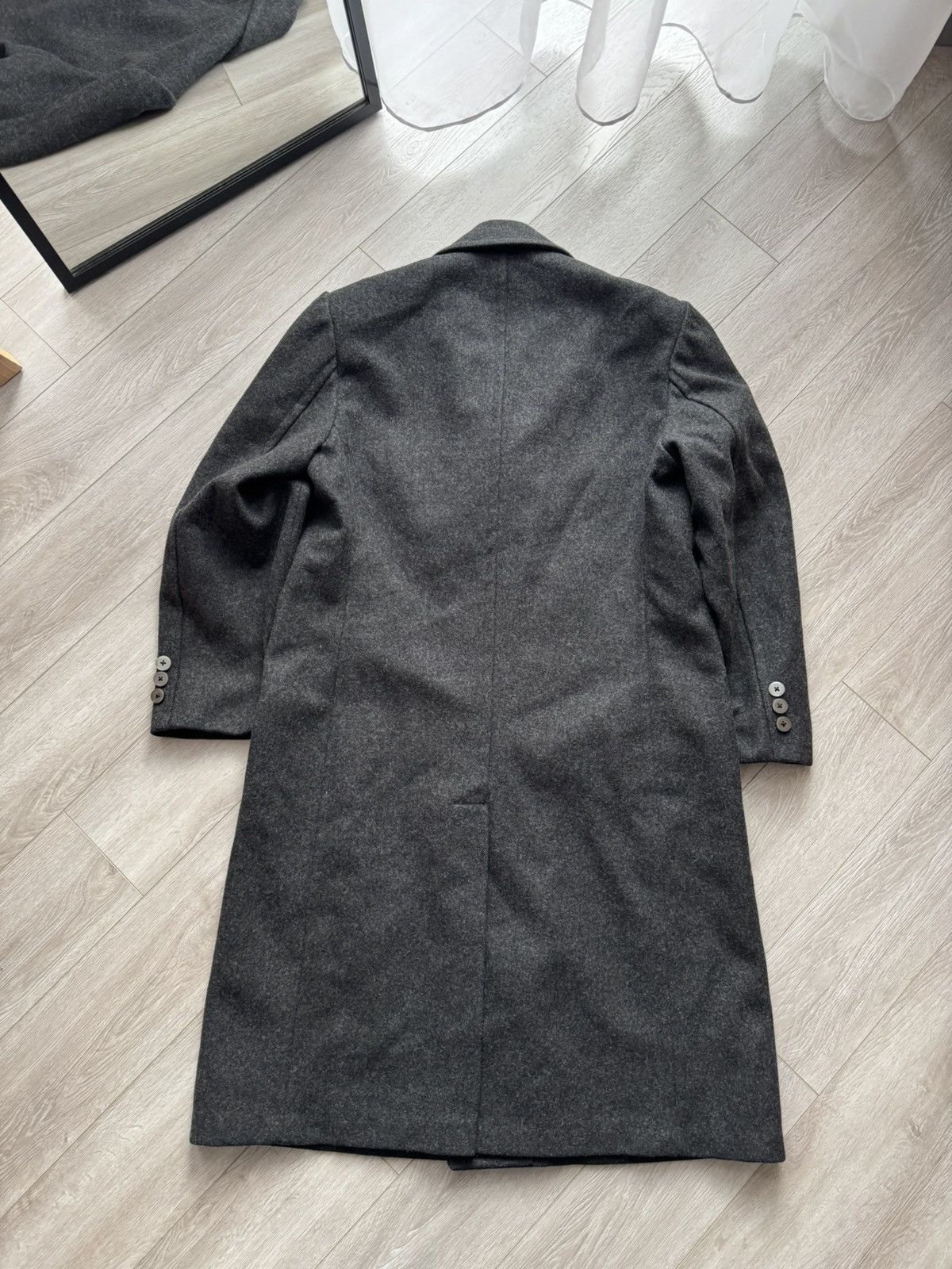 Japanese Brand Vintage Double Breasted Wool Coat – China Made – 90s Era Size US M / EU 48-50 / 2 - 6 Thumbnail