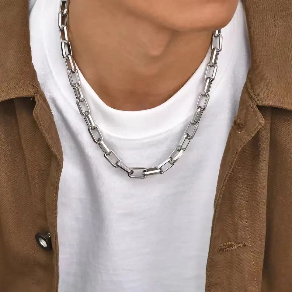 Jewelry Kobayashi x nen 50 Cm Chunky Rectangle Chain Size ONE SIZE - 1 Thumbnail