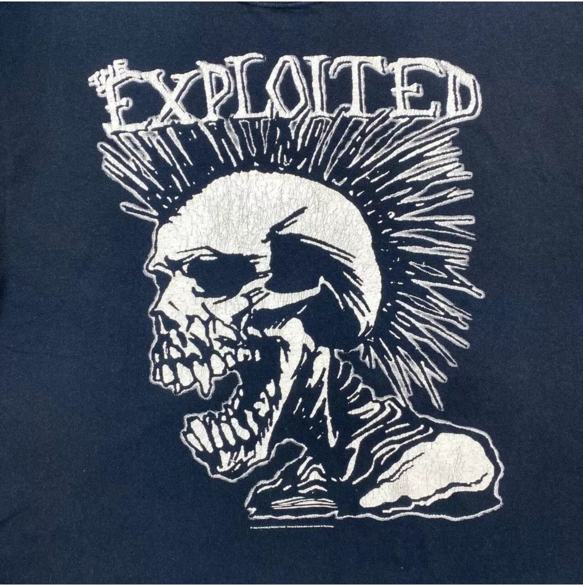 Band Tees × Vintage The Exploited Total Chaos Vintage 1998 T shirt Punk Skull Size US XXL / EU 58 / 5 - 7 Thumbnail