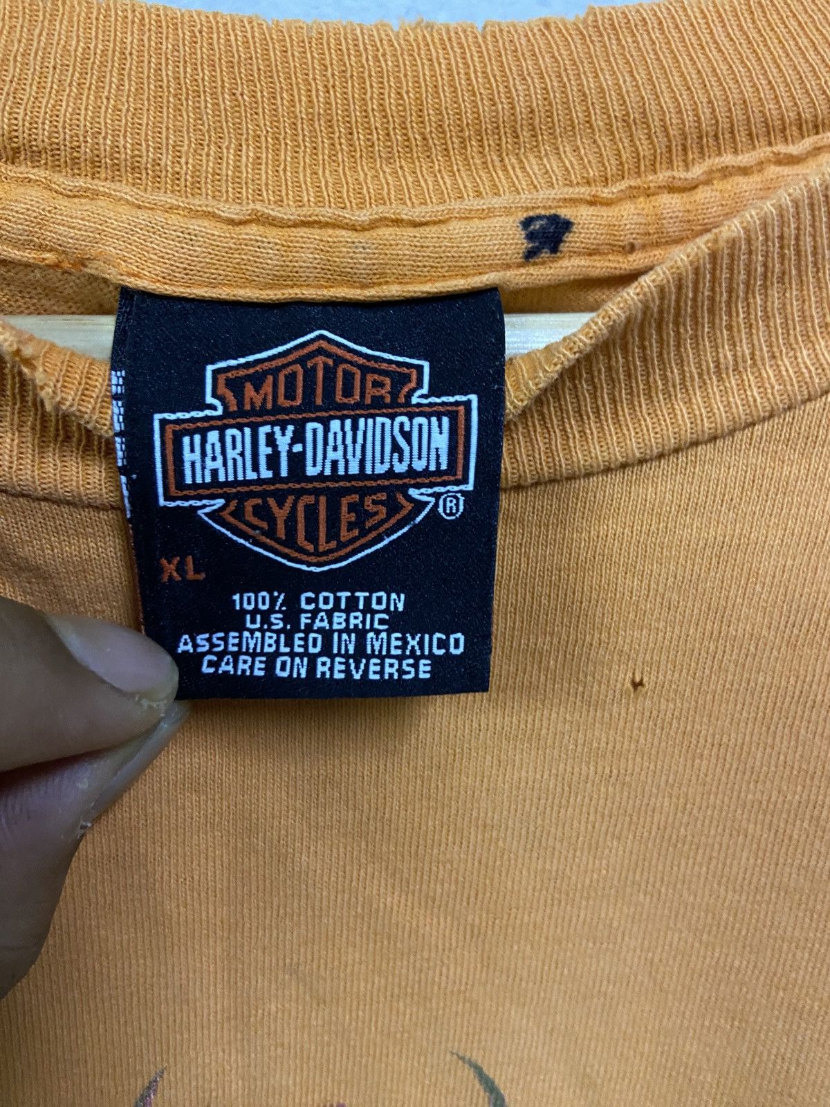 Harley Davidson × Vintage Distressed Harley Davidson Eternal Combustion Tee Size US XL / EU 56 / 4 - 3 Thumbnail