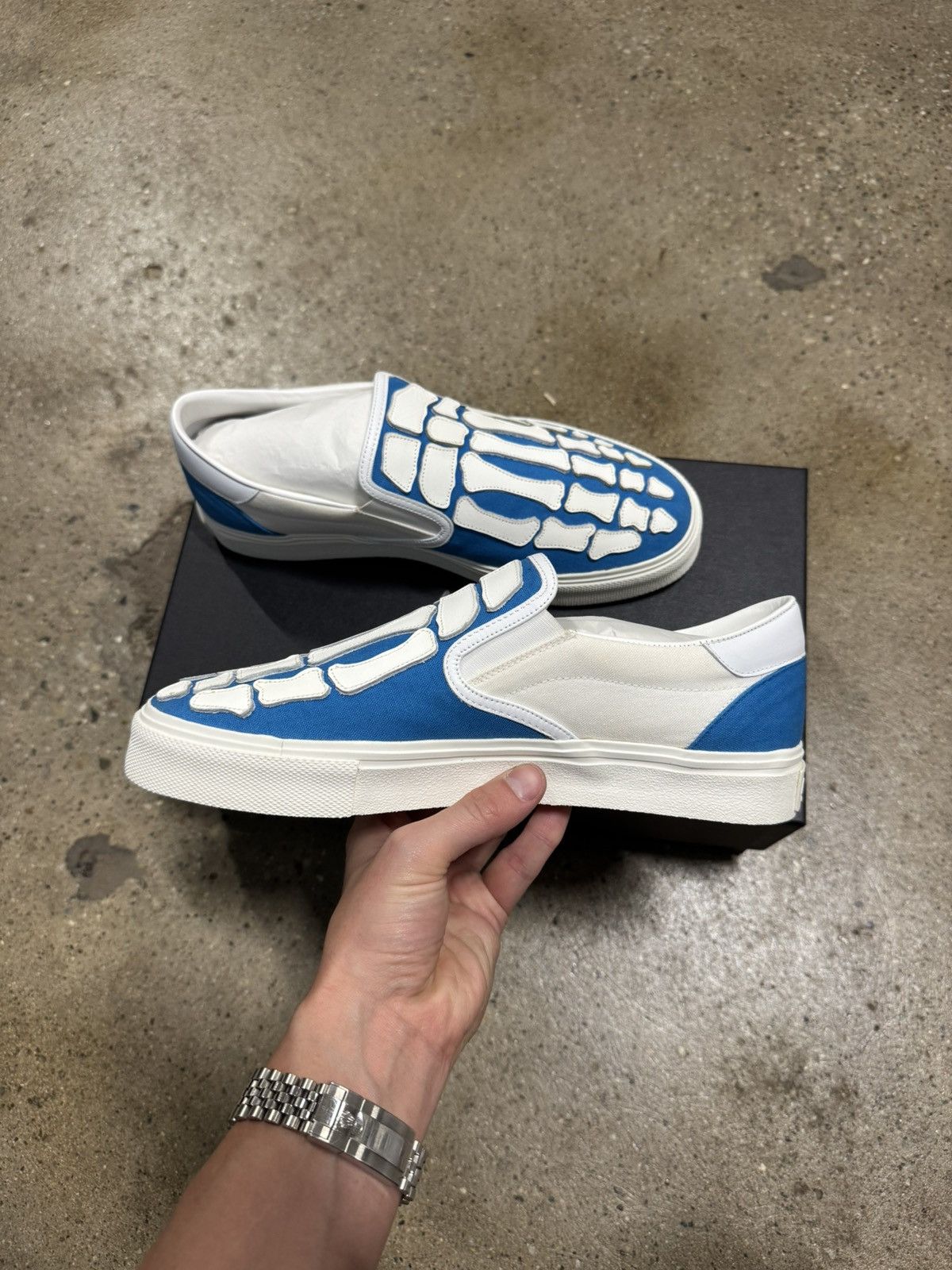 Amiri Amiri Skeleton Slip On Sneaker NEW 700$ Size US 8 / EU 41 - 4 Thumbnail