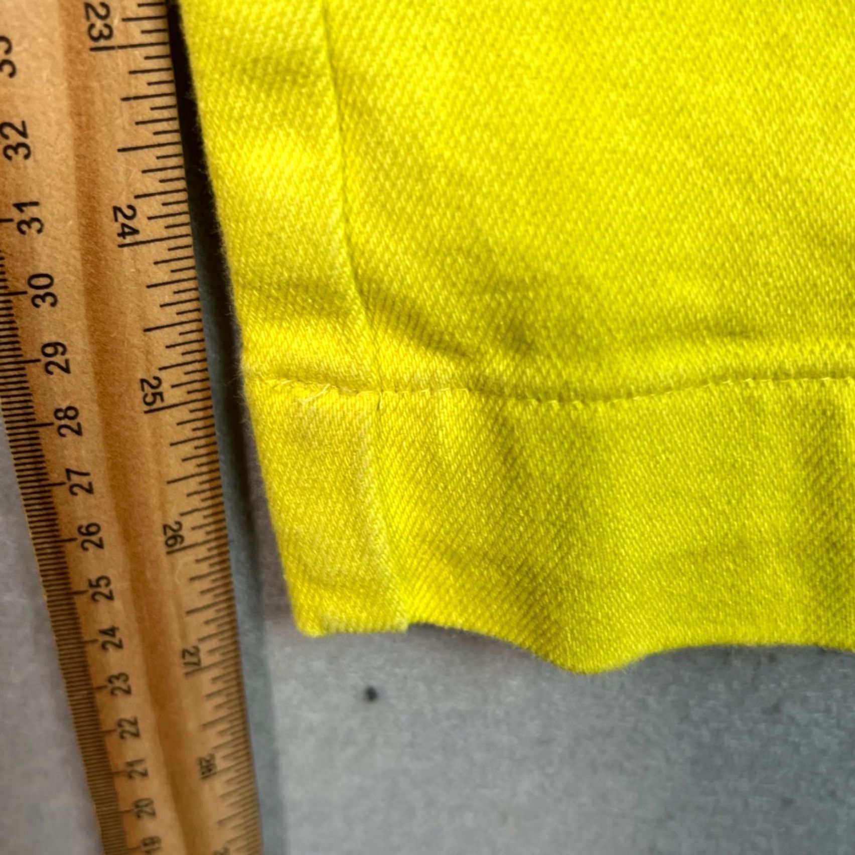 Vintage VINTAGE Wilfred Le Fou Yellow High-Waisted Straight-Leg Double Knee Pants 00 Womens Size 24" / US 00 / IT 34 - 7 Thumbnail