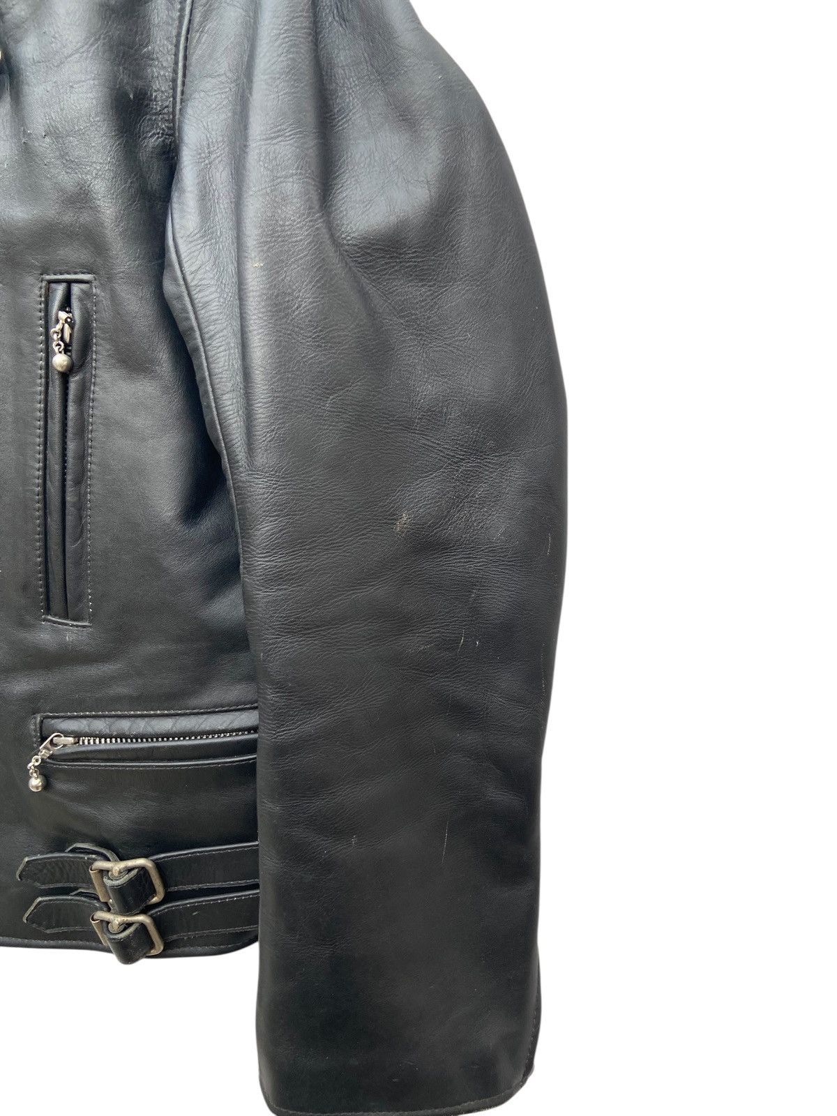 Leather Fast Lane Double Riders Jacket Size US S / EU 44-46 / 1 - 5 Thumbnail