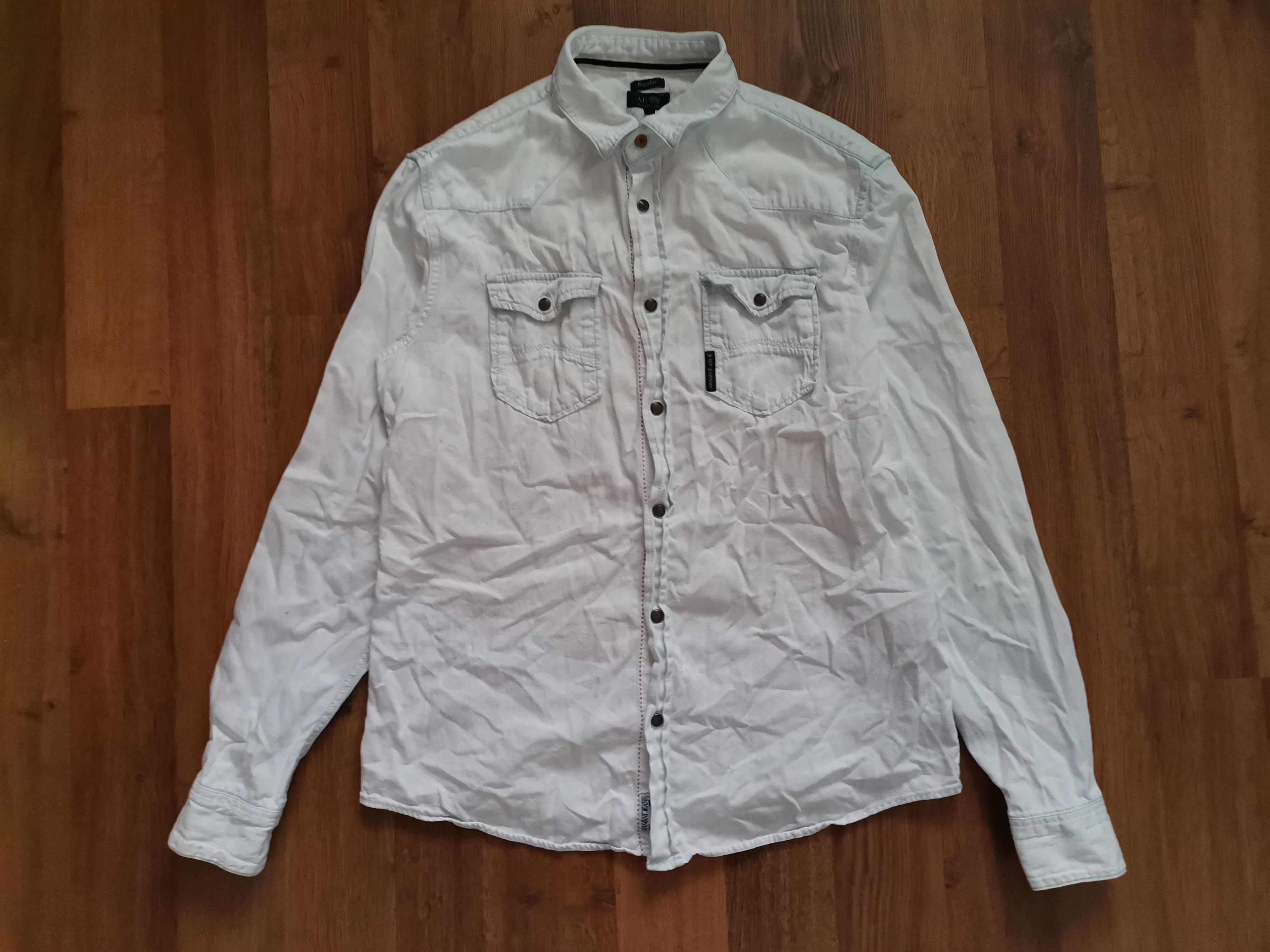 Armani × Giorgio Armani Armani Jeans Shirt Size US L / EU 52-54 / 3 - 1 Thumbnail