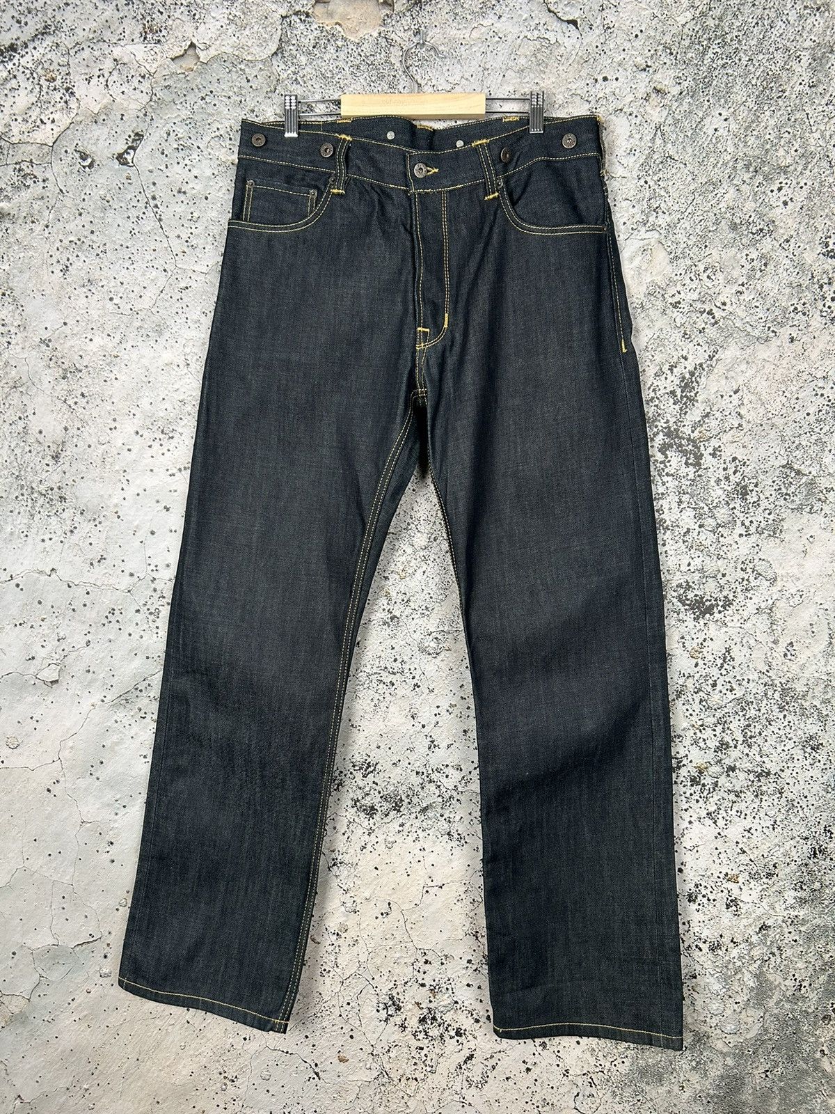 Japanese Brand Vintage Pike Brothers Selvedge Japanese Denim Roamer Pant Size US 34 / EU 50 - 2 Thumbnail