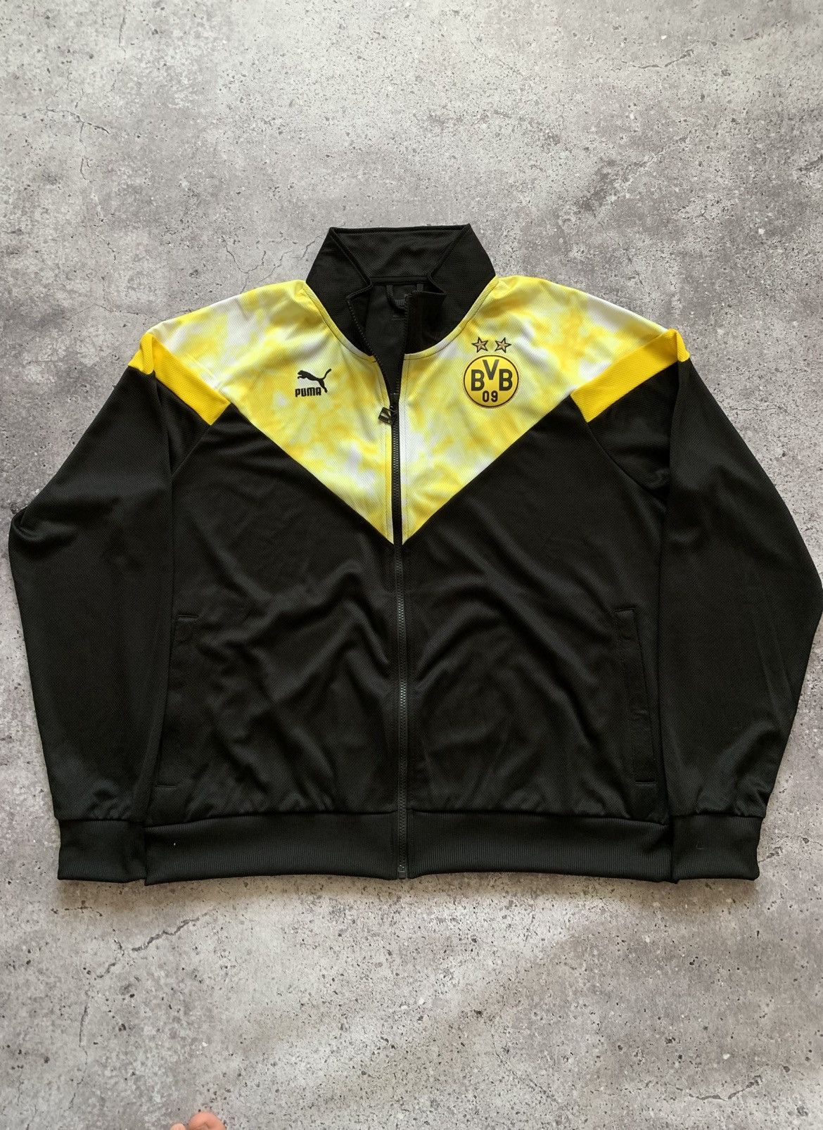 Puma 🔥PUMA BORUSSIA DORTMUND BVB 2021/22 BLOCKCORE SOCCER JACKET Size US XXL / EU 58 / 5 - 2 Thumbnail