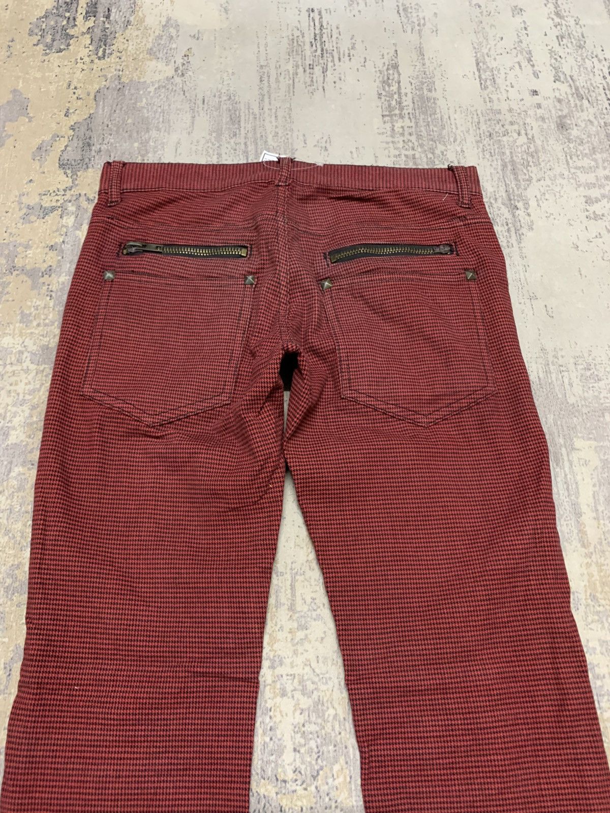 Seditionaries GLAD NEWS Seditionaries Checked Punk Zipper Pant Size US 31 - 8 Thumbnail
