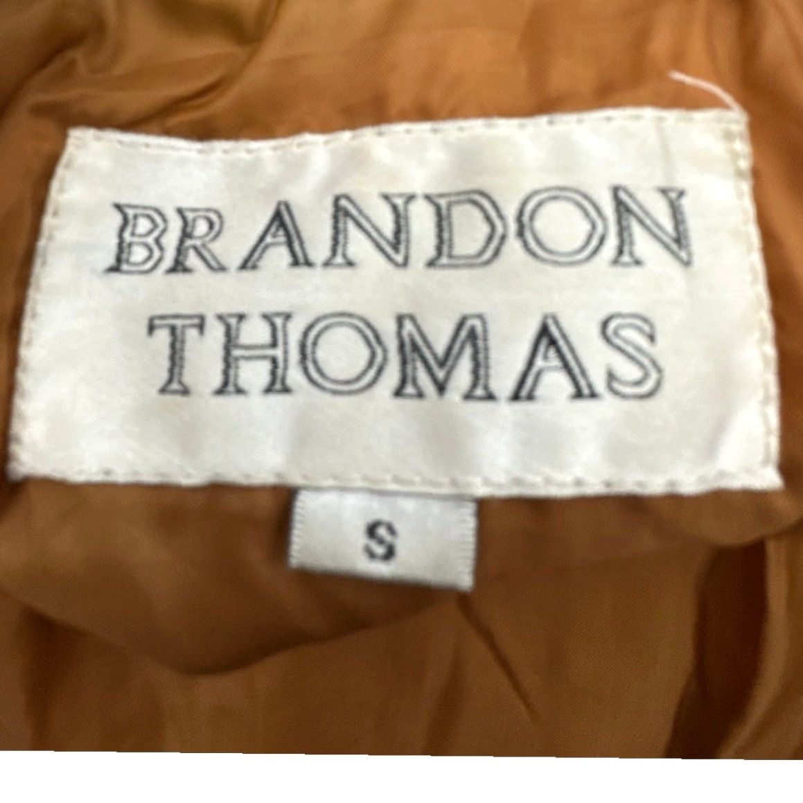 Vintage VINTAGE Brandon Thomas Bomber Jacket Two Tone Leather Small Full Zip Snap Button Men’s 90s Fall Winter Short Solid Size US S / EU 44-46 / 1 - 3 Thumbnail