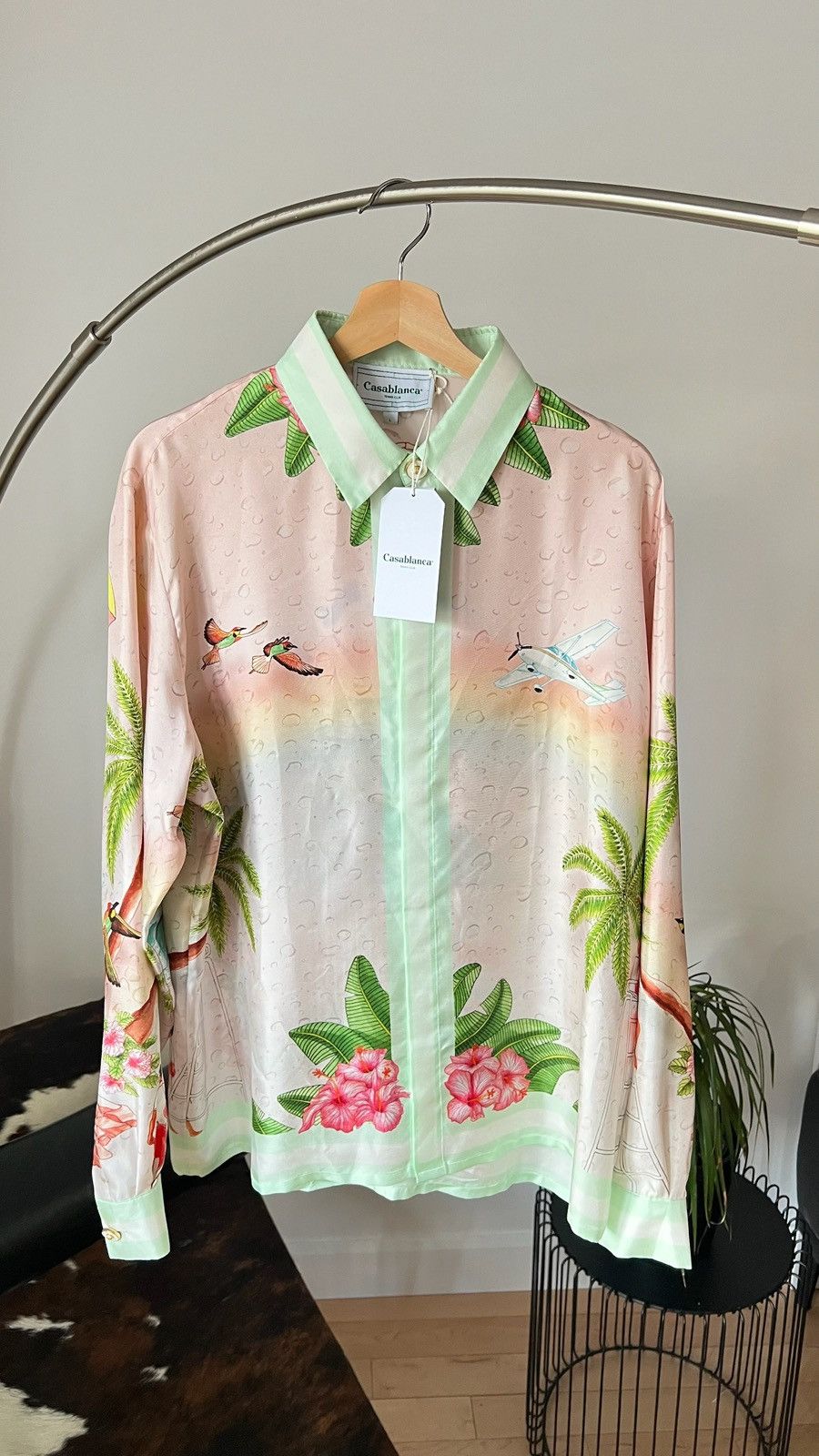 Casablanca Casablanca silk Surf Club shirt Size US L / EU 52-54 / 3 - 2 Thumbnail