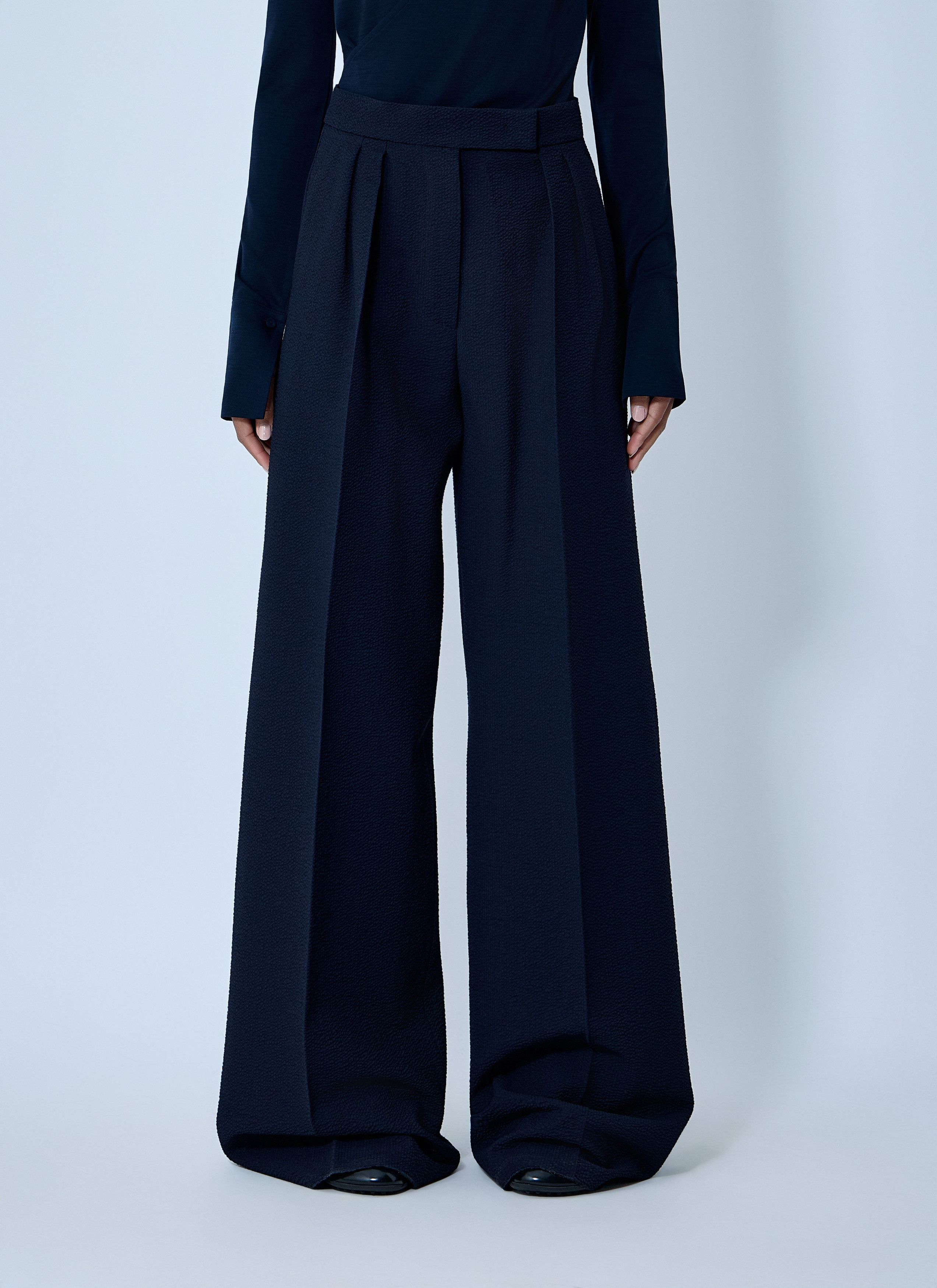 Max Mara Wool-Blend Pants Size 28" / US 6 / IT 42 - 1 Thumbnail