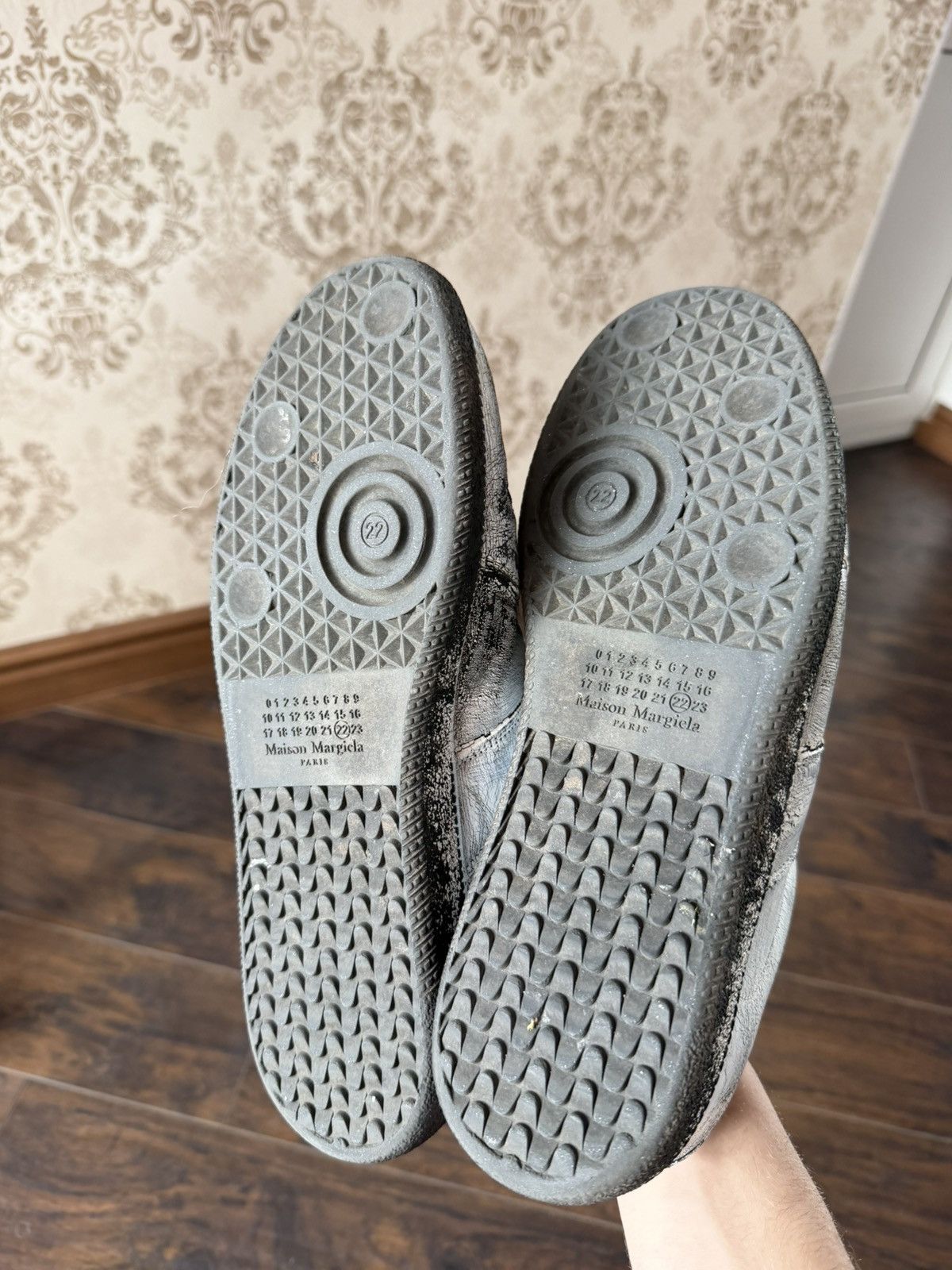 Maison Margiela Maison Margiela White Paint Gats Size US 8.5 / EU 41-42 - 8 Thumbnail