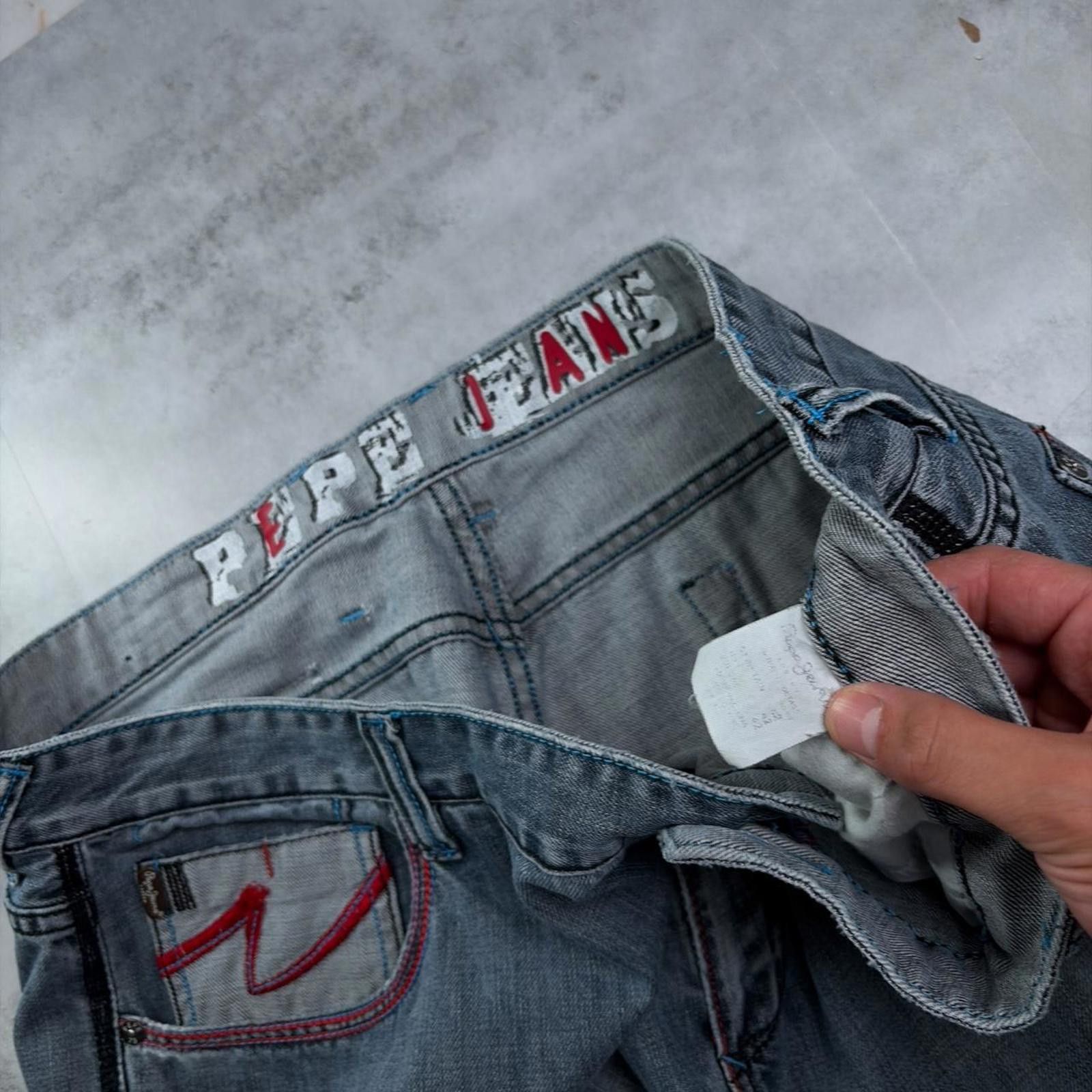 Pepe Jeans Y2K Pepe Jeans Grunge Baggy Skater Denim Jeans Size US 42 / EU 58 - 5 Thumbnail