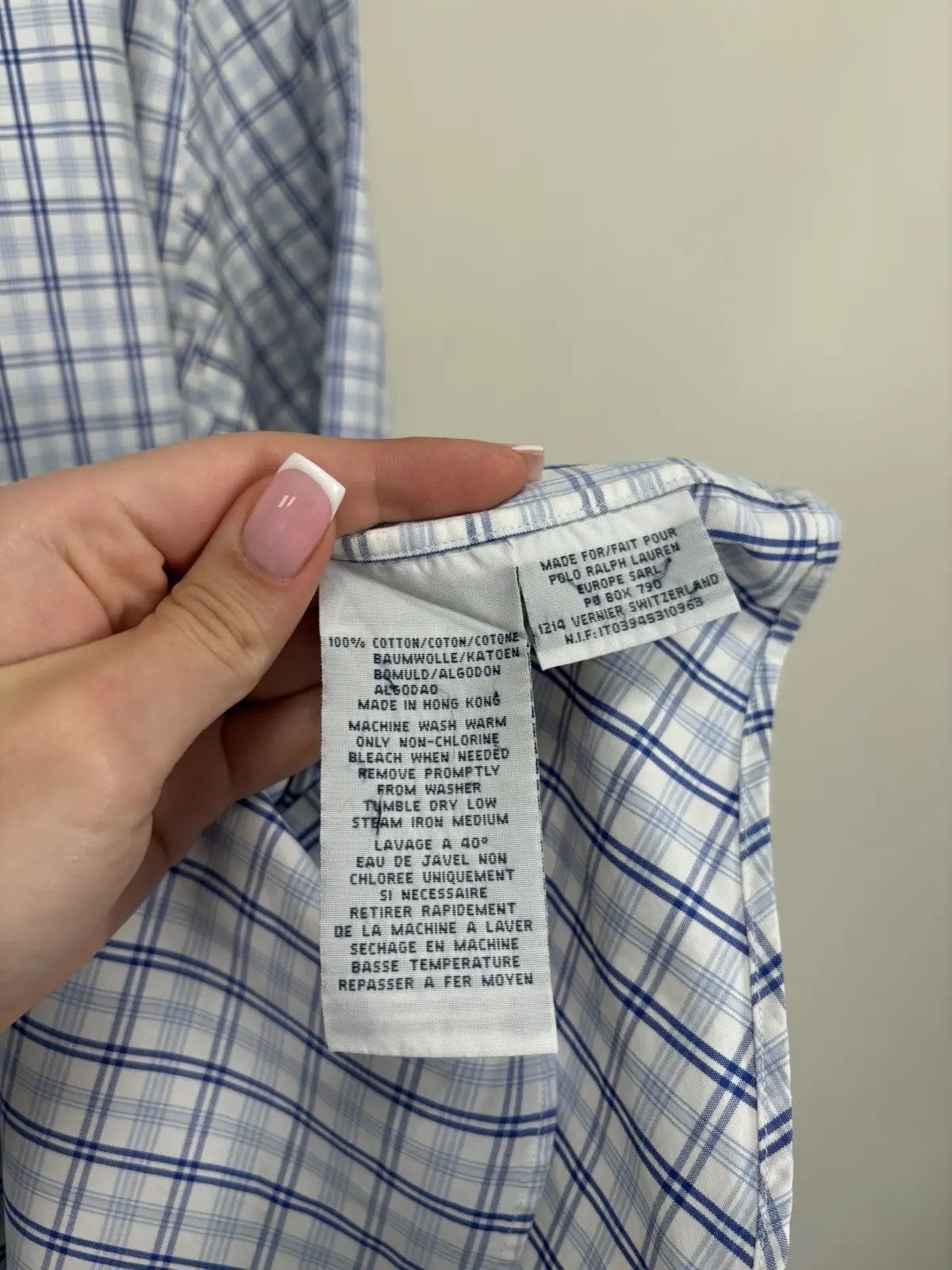 Polo Ralph Lauren × Ralph Lauren × Vintage Vintage Polo Ralph Lauren Y2K Checkered Short Sleeve Shirt Size US XL / EU 56 / 4 - 12 Thumbnail