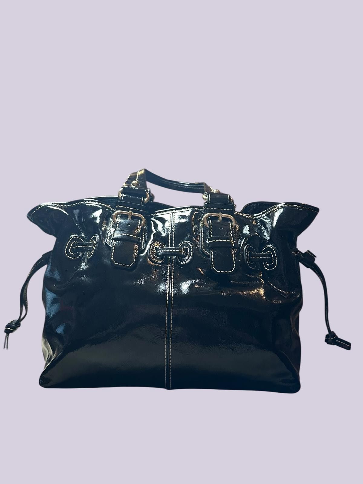 Dooney & Bourke Dooney & Bourke Chara Patent Leather Satchel Size ONE SIZE - 2 Thumbnail