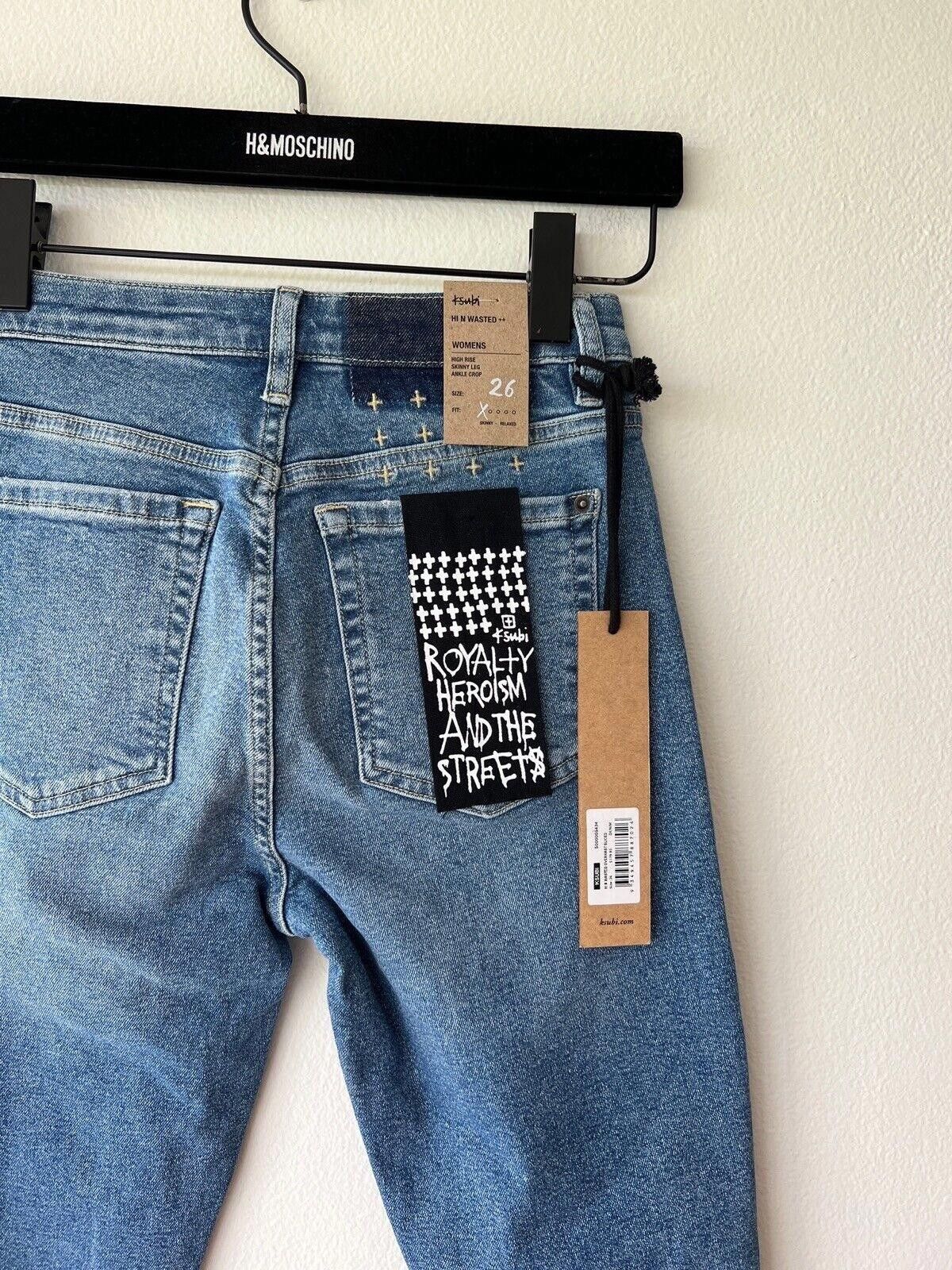 Ksubi new Ksubi womens denim jeans small hi n wasted blue 26 8 Size 26" / US 2 / IT 38 - 8 Thumbnail