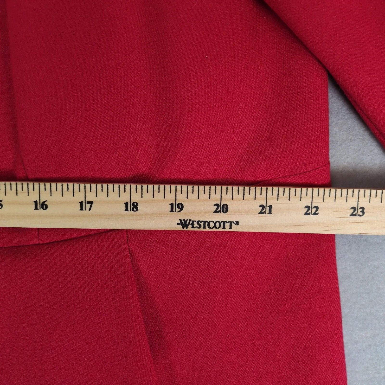 Other Fuchs Schmitt Red Pea Coat Jacket Women's US 14 Lined Button Size XL / US 12-14 / IT 48-50 - 7 Thumbnail