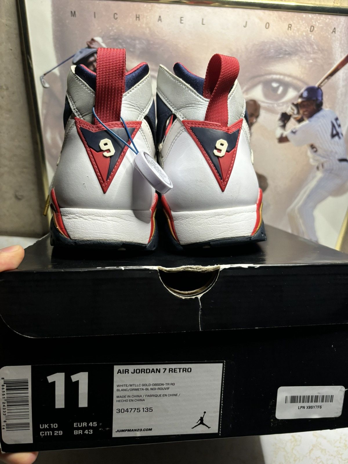 Jordan Brand Air Jordan 7 Retro 2012 Olympic 2012 Size US 11 / EU 44 - 7 Thumbnail