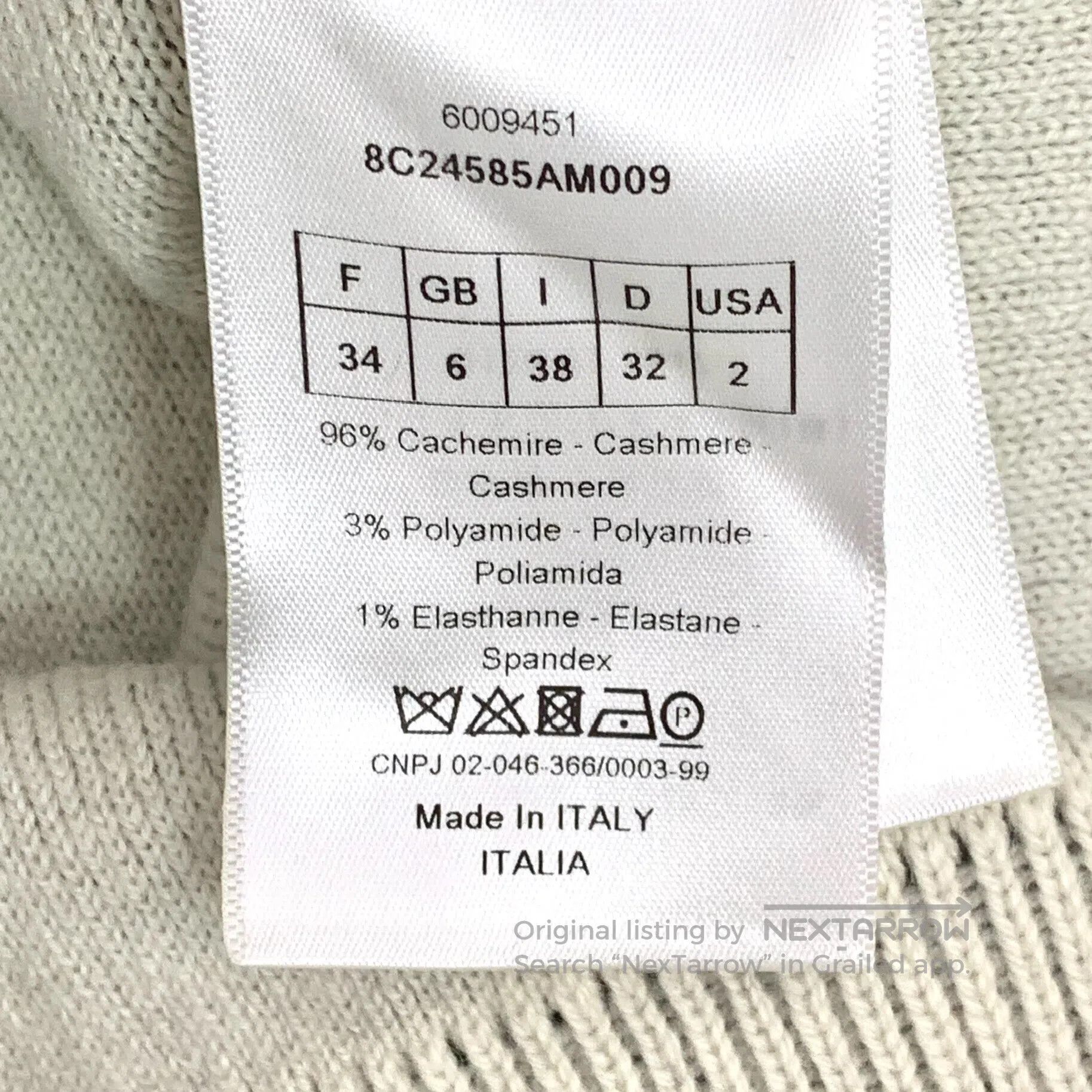 Dior Dior Black Logo Embroidered Cashmere Hooded Long Sleeve Sw Size XXS / US 00 / IT 34 - 6 Thumbnail