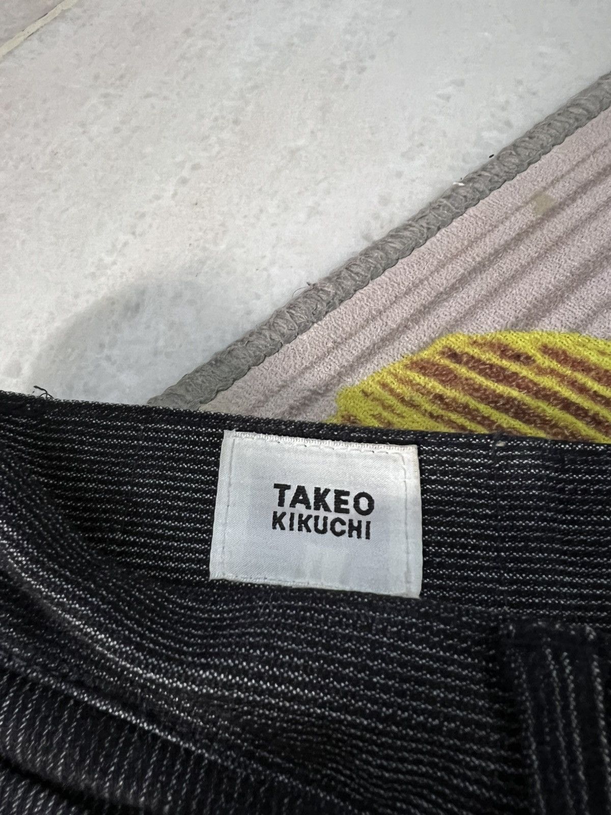 If Six Was Nine × Takeo Kikuchi × Tornado Mart VINTAGE TAKEO KIKUCHI STRIPE JEANS VERY RARE Size US 32 / EU 48 - 16 Thumbnail
