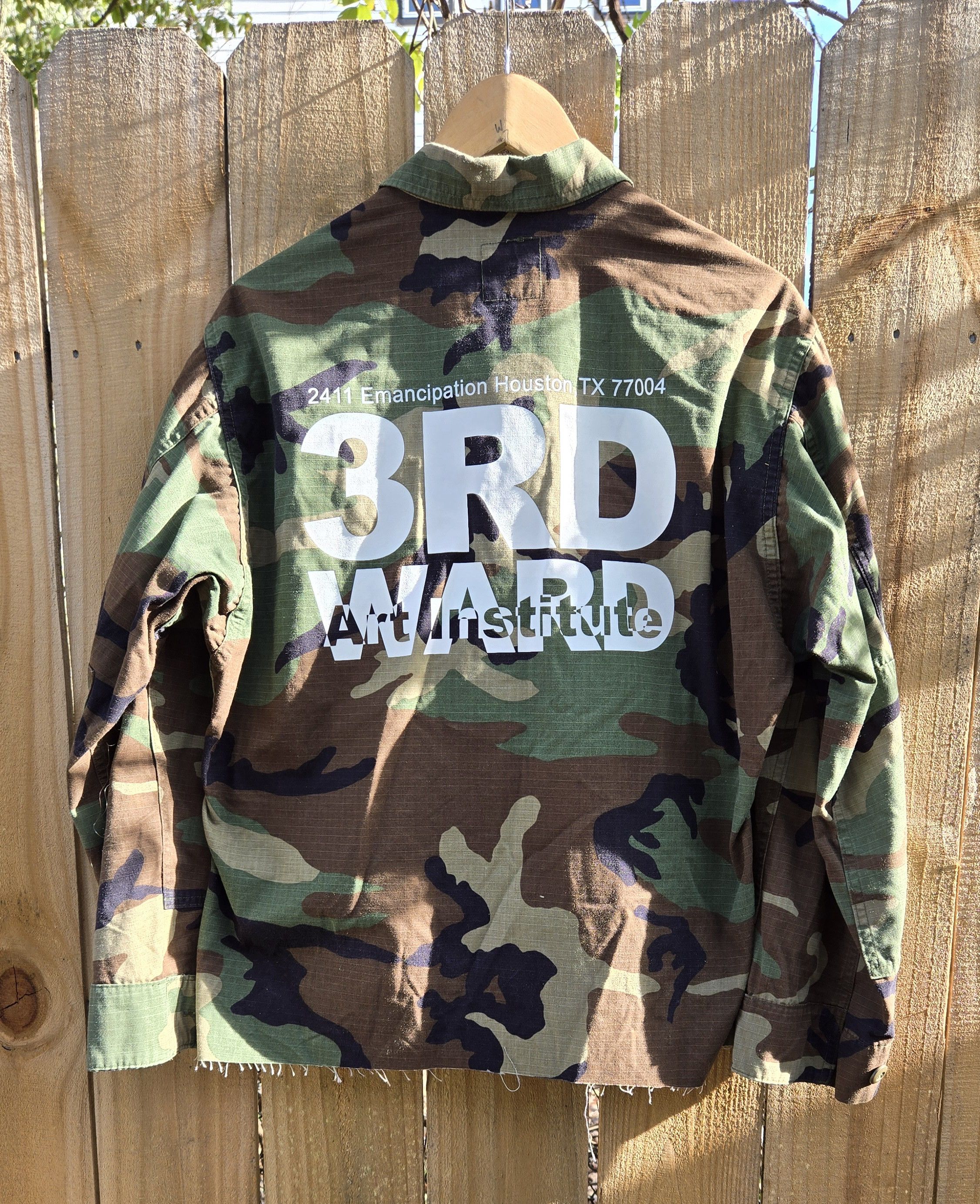 Vintage 3rd Ward Art Institute camo cropped Jacket Size US M / EU 48-50 / 2 - 3 Thumbnail