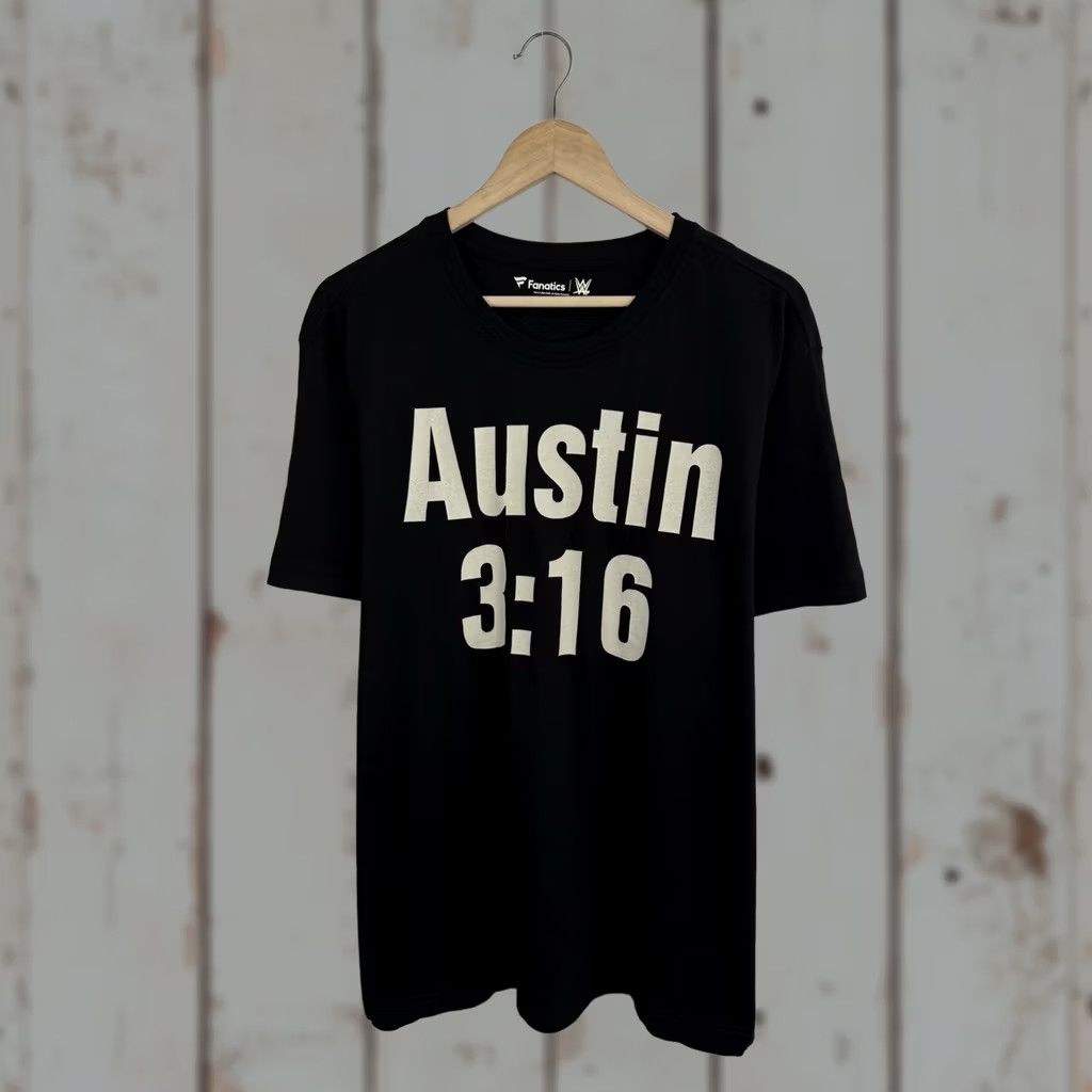 Vintage VINTAGE WWE Stone Cold Steve Austin 3:16 T-Shirt XL Men Beige Black 80s 90s Mens Size US XL / EU 56 / 4 - 1 Thumbnail