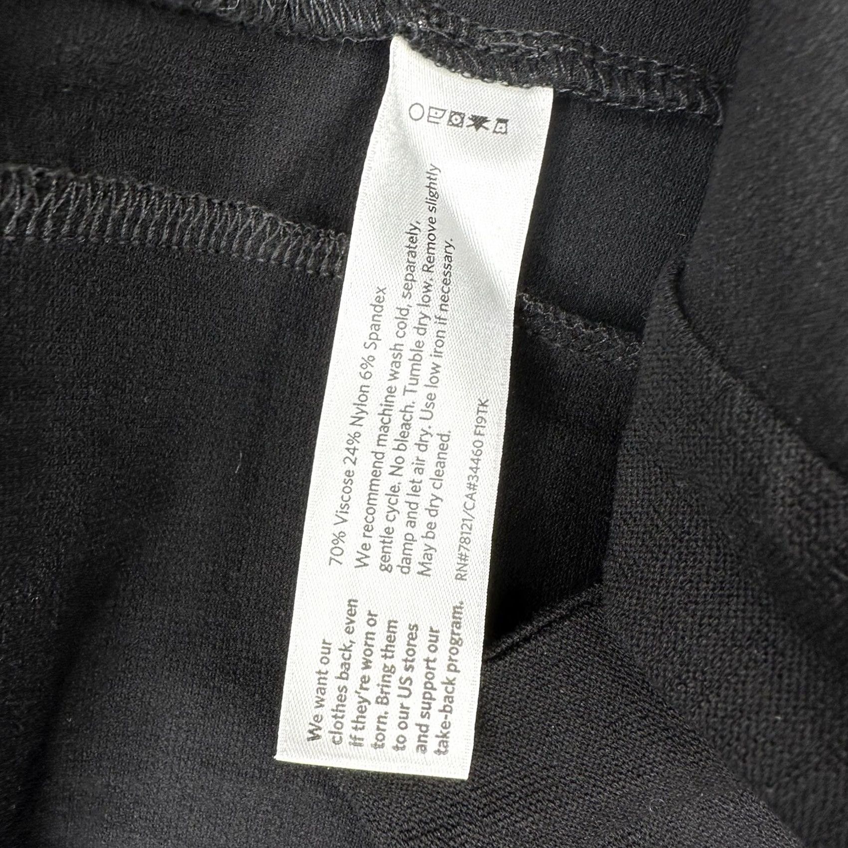 Eileen Fisher VINTAGE Eileen Fisher Dress Shirt Knee-Length Black Square Neck Sleeveless Knit Nylon Spandex Viscose Jumper Size S (fits big) Womens Size S / US 4 / IT 40 - 6 Thumbnail
