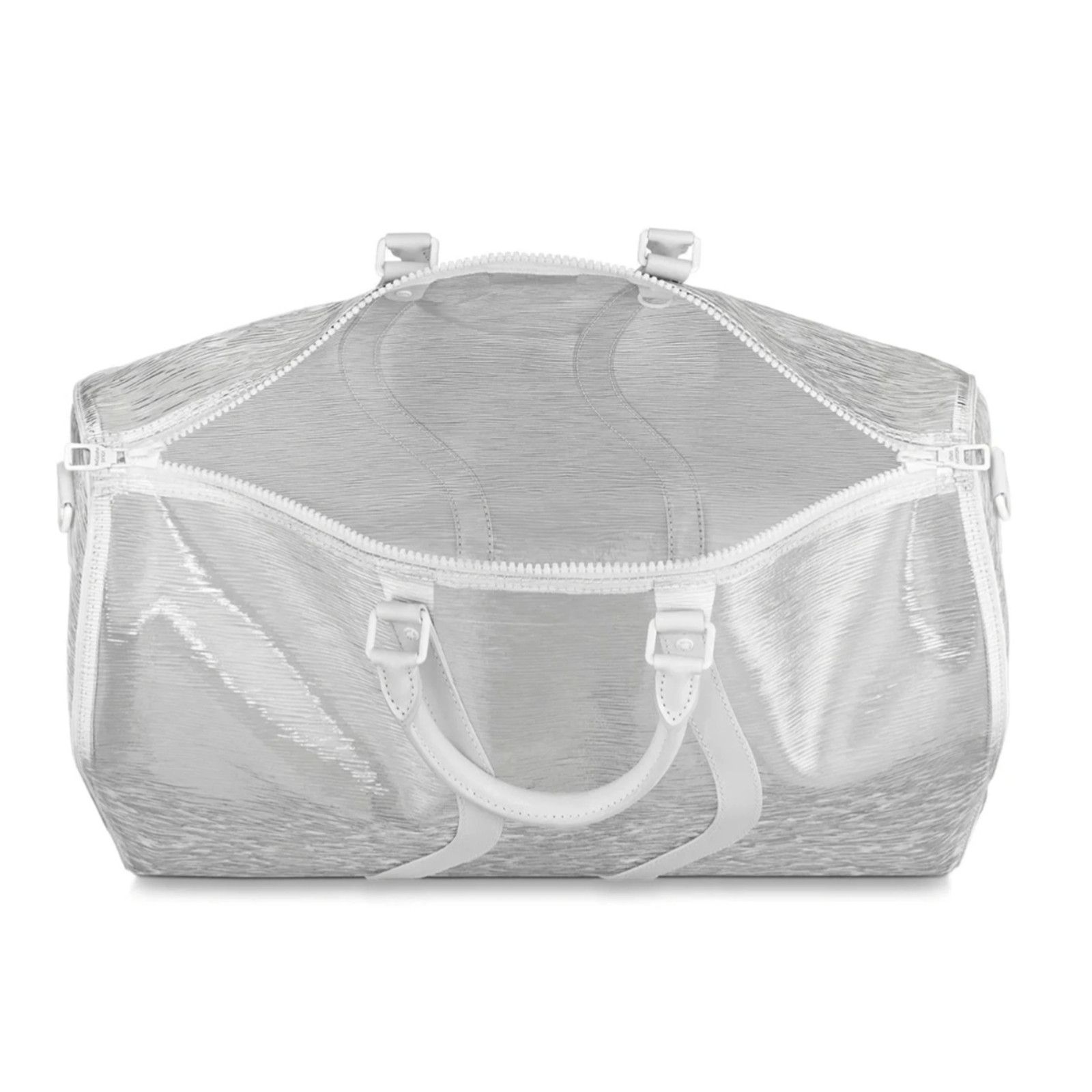 Louis Vuitton Louis Vuitton Clear Epi White Duffle Weekend Travel Bag Size ONE SIZE - 10 Thumbnail