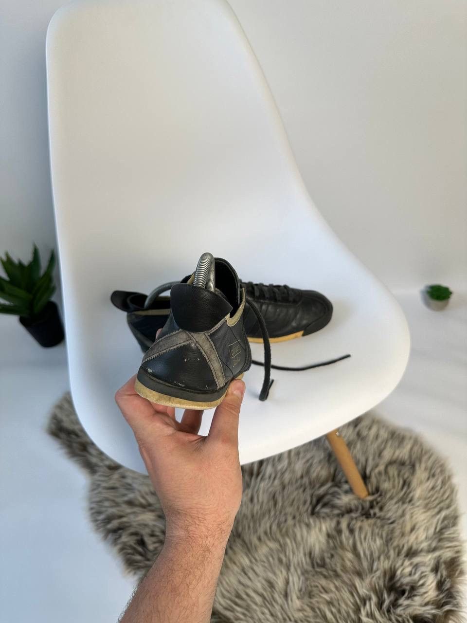 Adidas × Vintage 🔥00’s ADIDAS ITALIA LEATHER SHOES Size US 8.5 / EU 41-42 - 5 Thumbnail