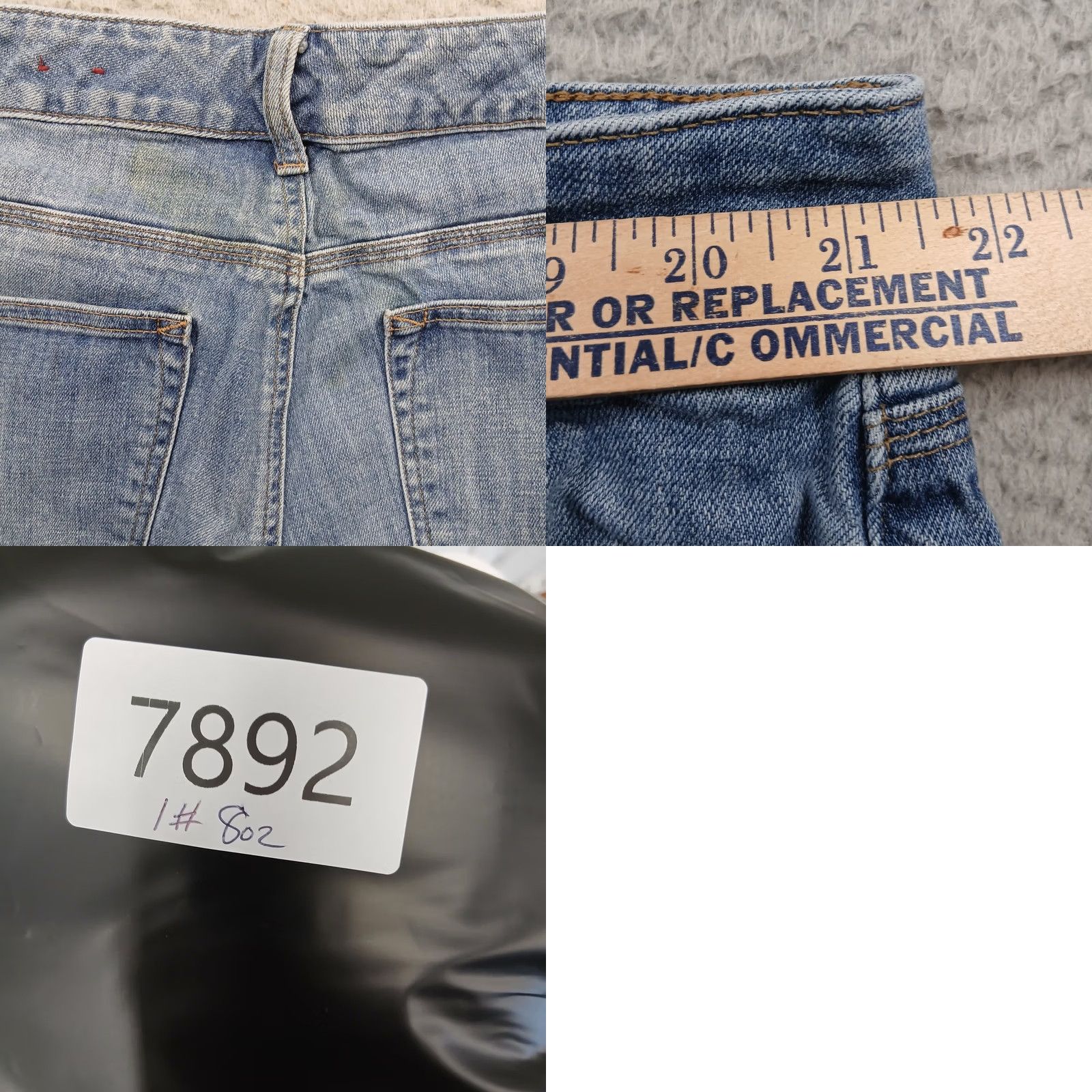 Talbots VINTAGE Talbots Flawless Five-Pocket Boyfriend Jeans Women 20WP Blue Stretch Denim EUC Size 42" / US 20 - 8 Thumbnail