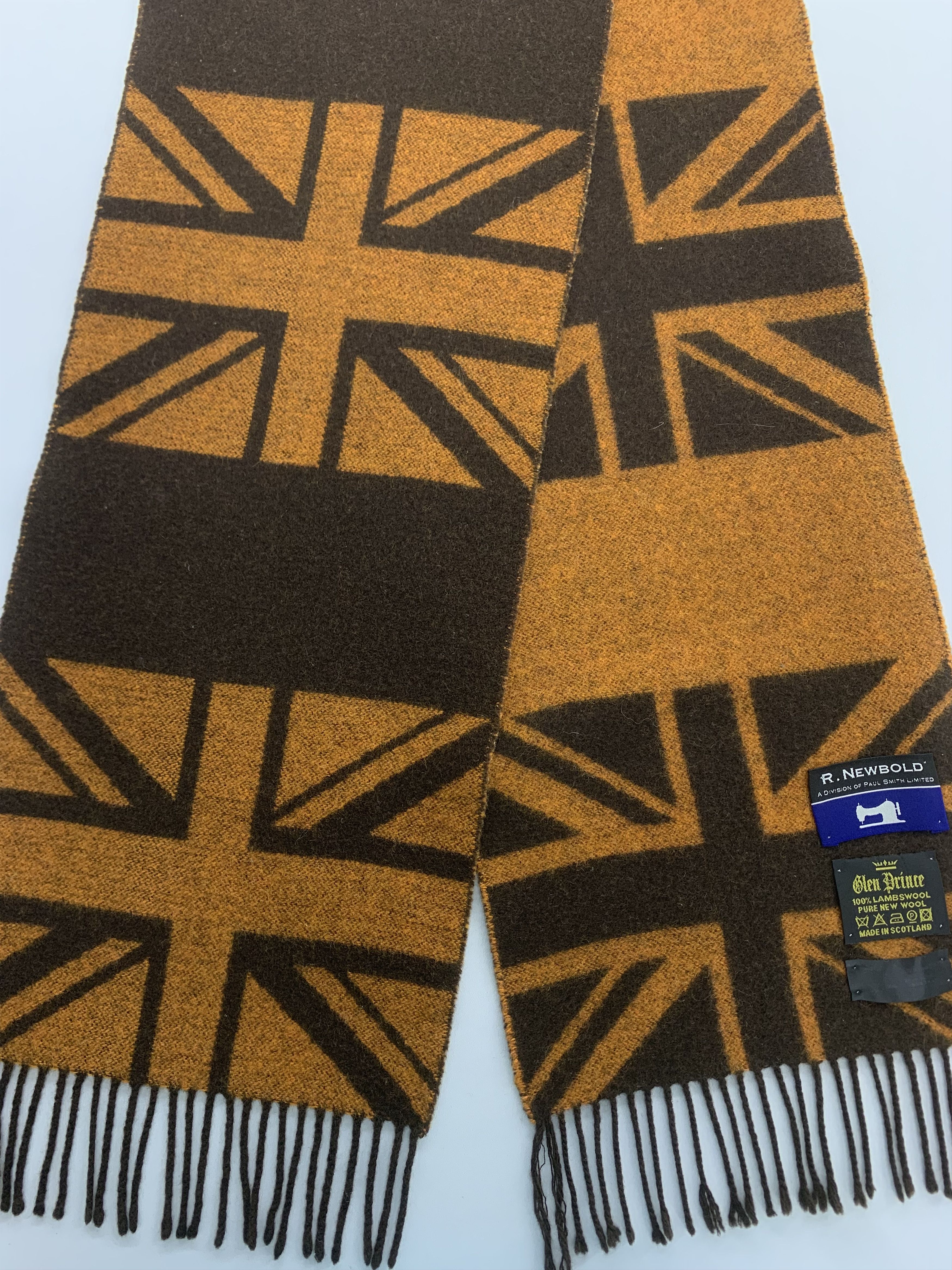 Paul Smith Paul Smith x Glen Prince Scarf Wool Muffler Neck Wrap BL3095 Size ONE SIZE - 3 Thumbnail