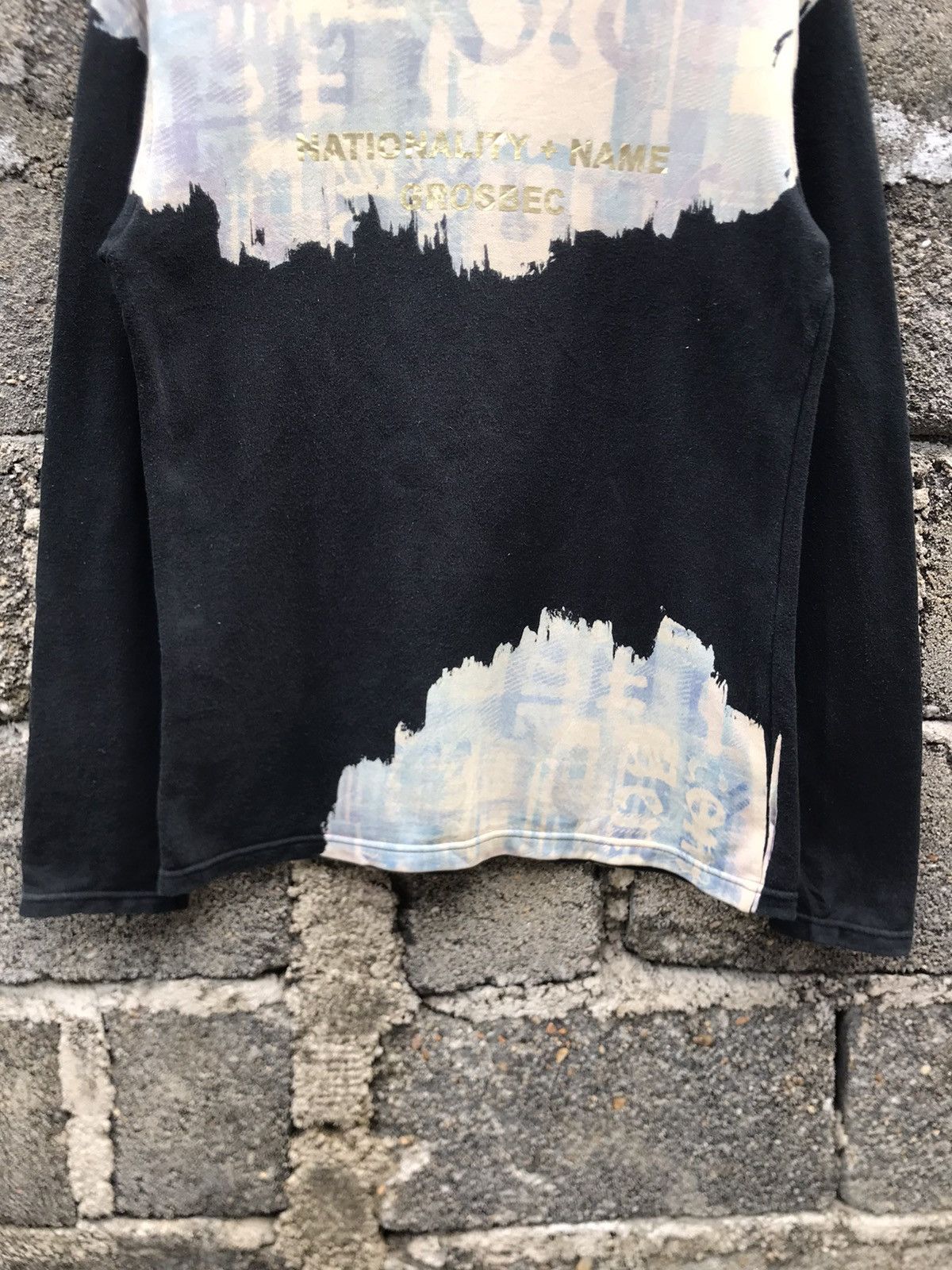 Japanese Brand 🔥Nationality + Name Grosbec Roundneck Long Sleeve Shirt Size US S / EU 44-46 / 1 - 4 Thumbnail
